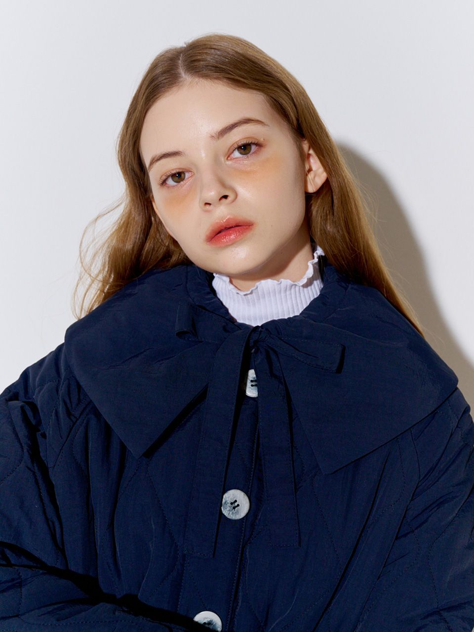 MUSINSA公式 | OPENING SUNSHINE ビッグカラーキルティングロング