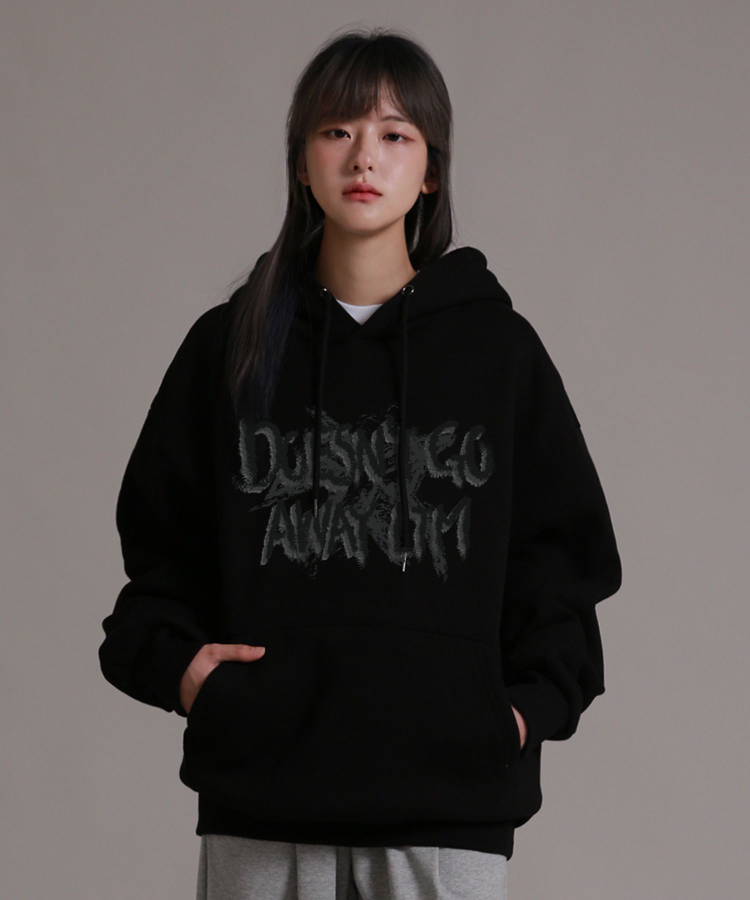 bohemianseoul レイヤードティー　blackup musinsa MUSINSA | LIKE THE MOST Away LTM Overfit Hoodie Black