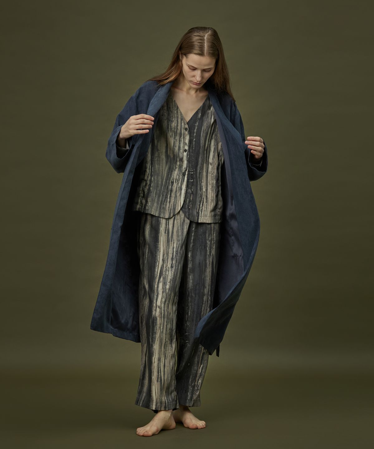 아템포(ATEMPO) COZY ROUND PAJAMA SET_flow grey