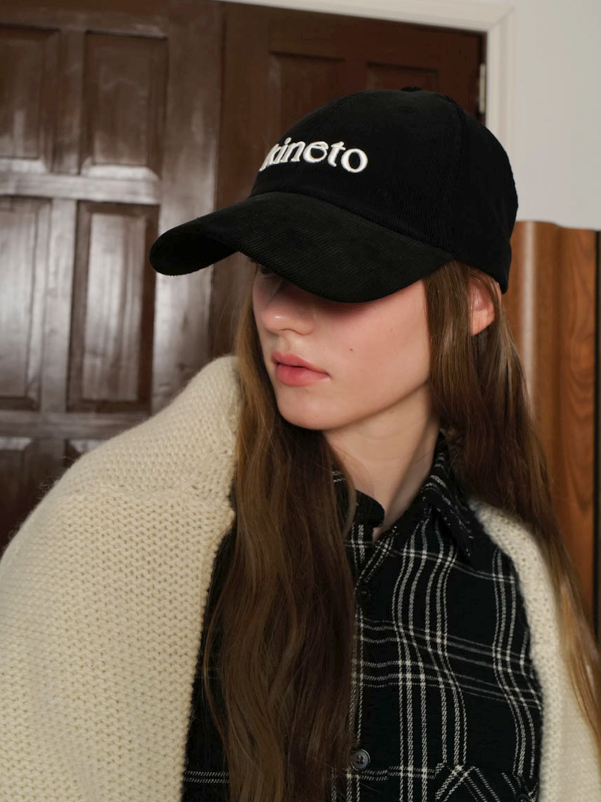 키네토(KINETO) 시그니처 로고 볼캡_블랙
