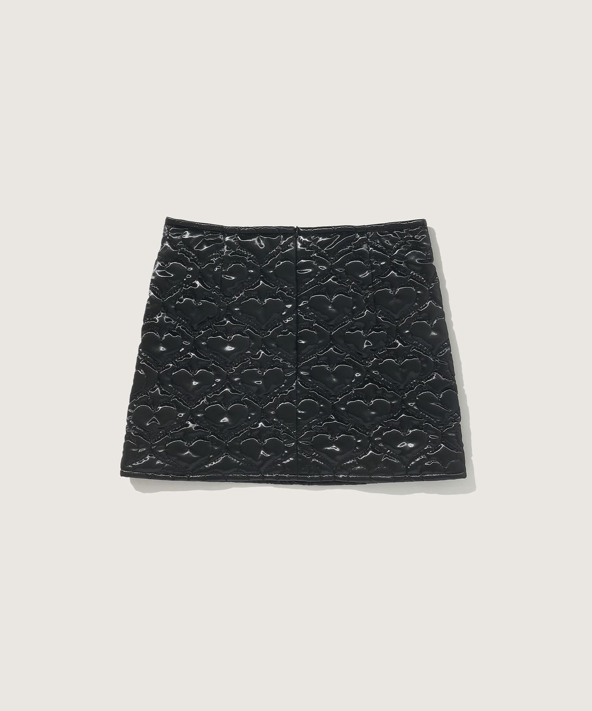 플랙 우먼(PLAC WOMEN) 하트 패딩 스커트 블랙