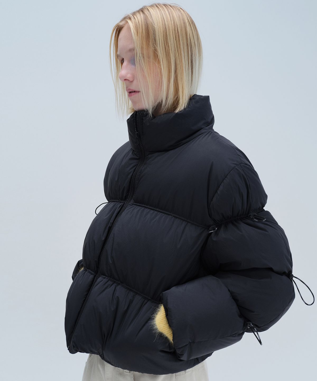 다이애그널(DIAGONAL) STOPPER SHORT PADDING (black)