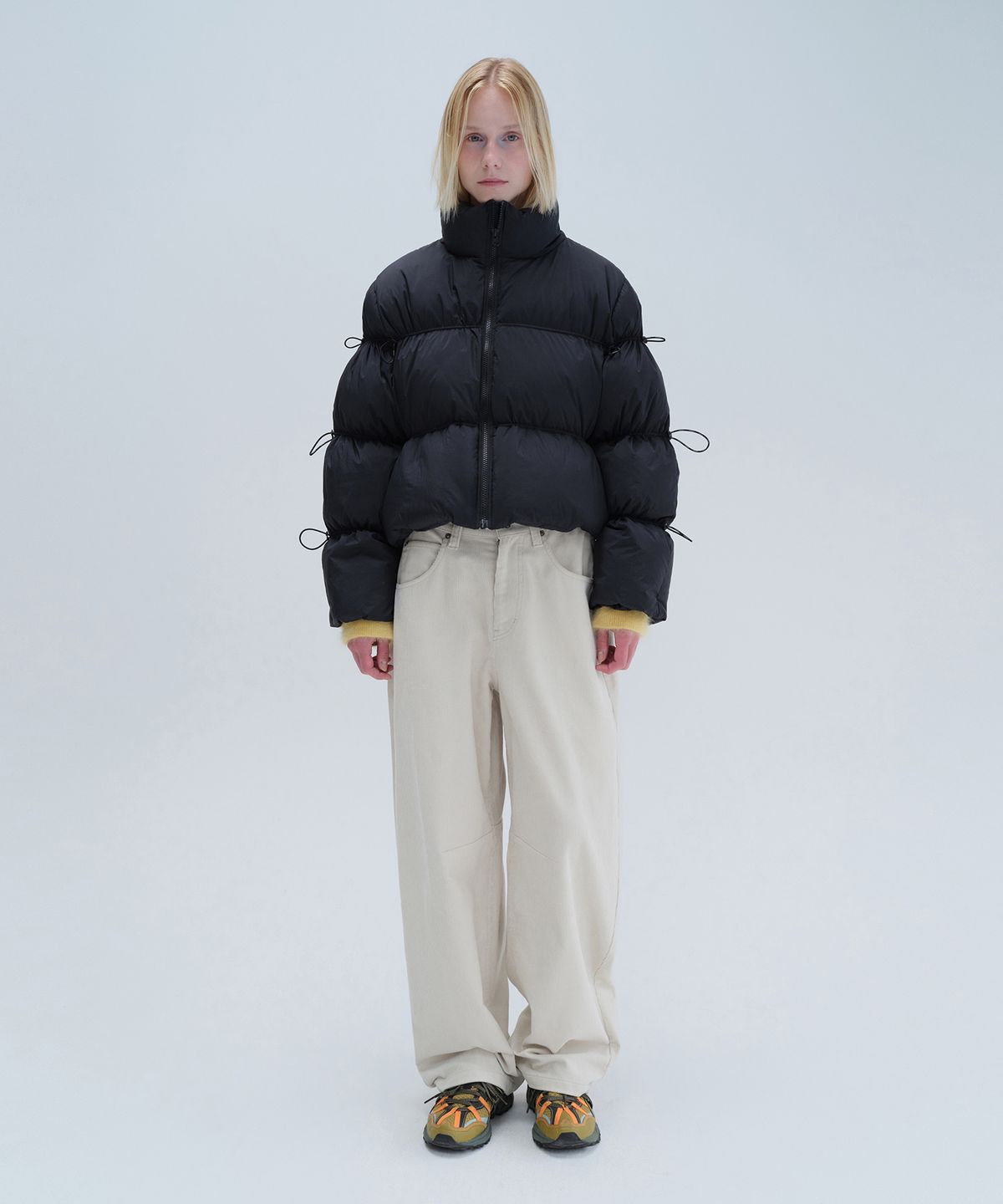 다이애그널(DIAGONAL) STOPPER SHORT PADDING (black)