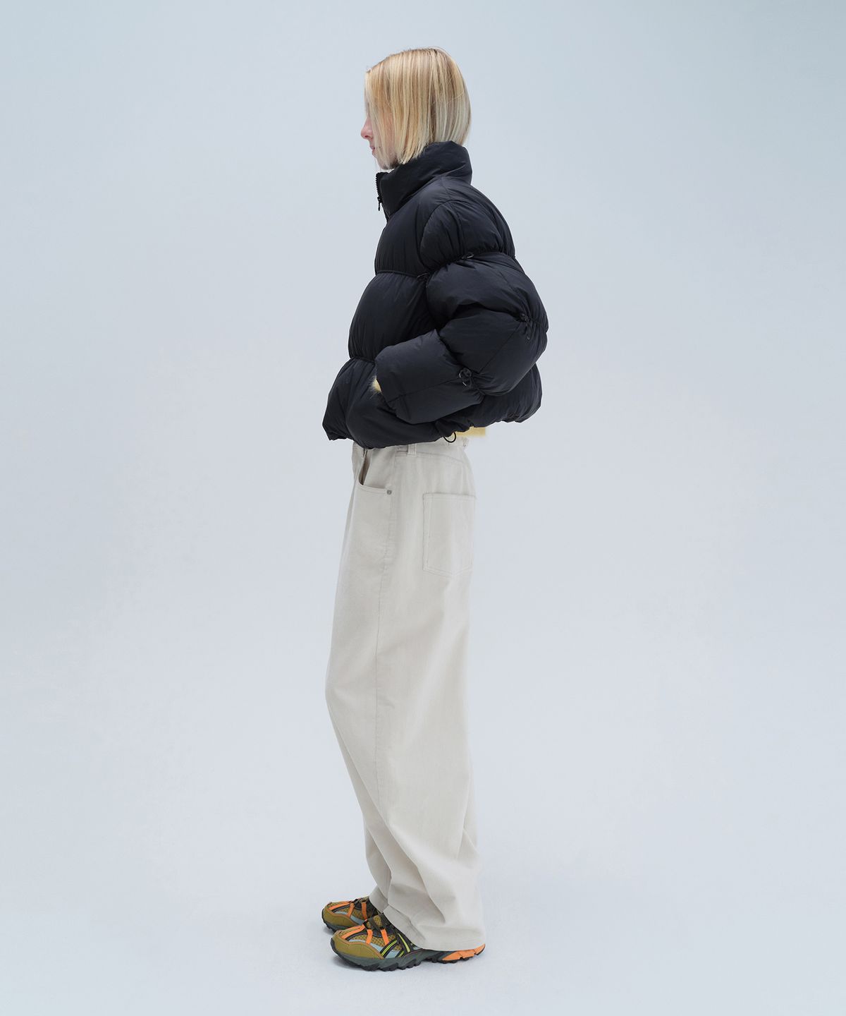 다이애그널(DIAGONAL) STOPPER SHORT PADDING (black)