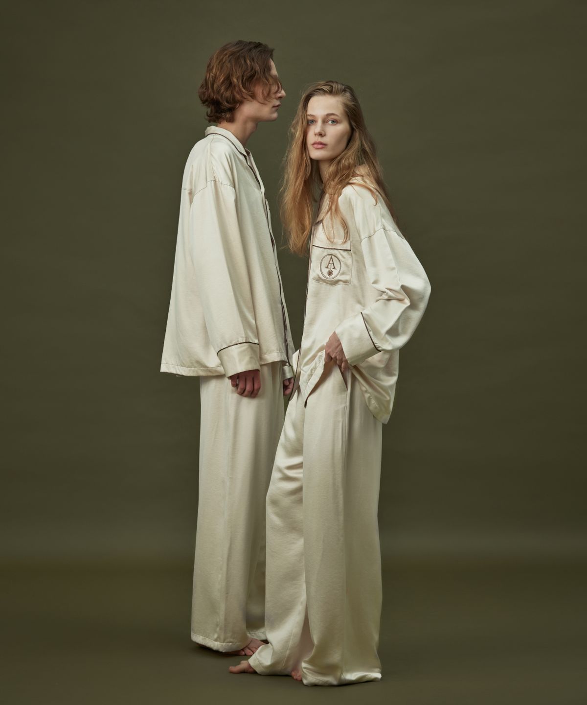 아템포(ATEMPO) CLASSIC PAJAMA COUPLE SET_champagne