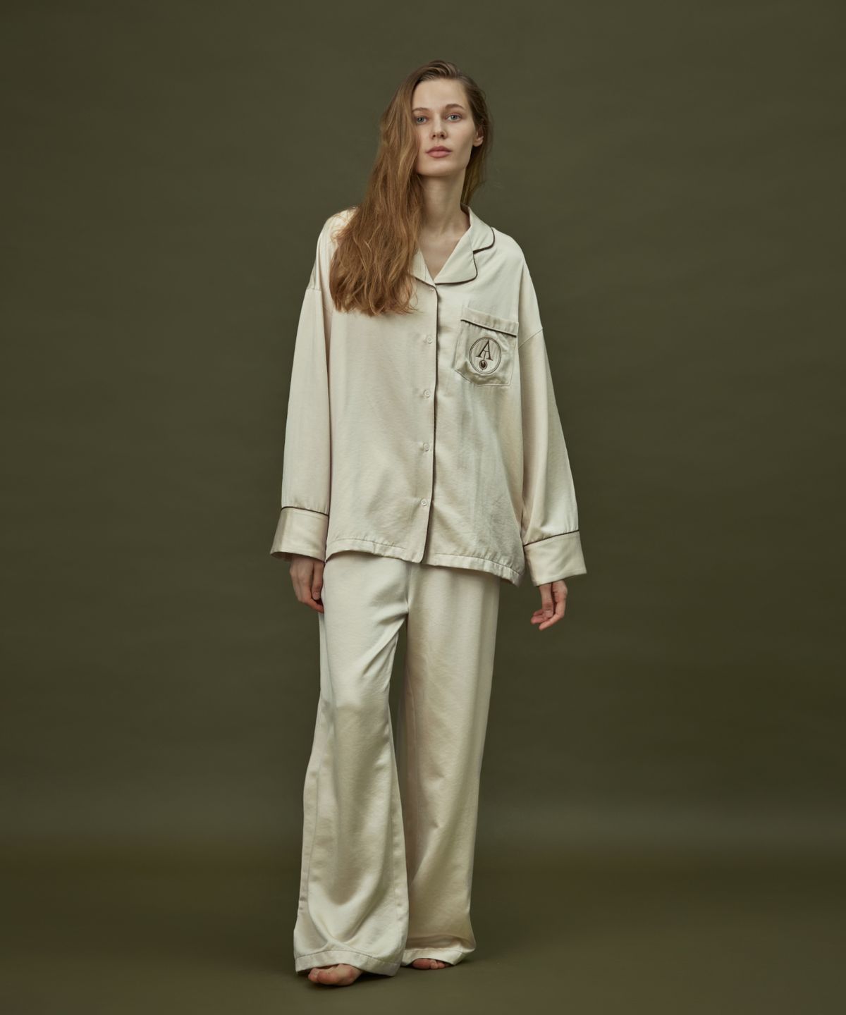 아템포(ATEMPO) CLASSIC PAJAMA COUPLE SET_champagne