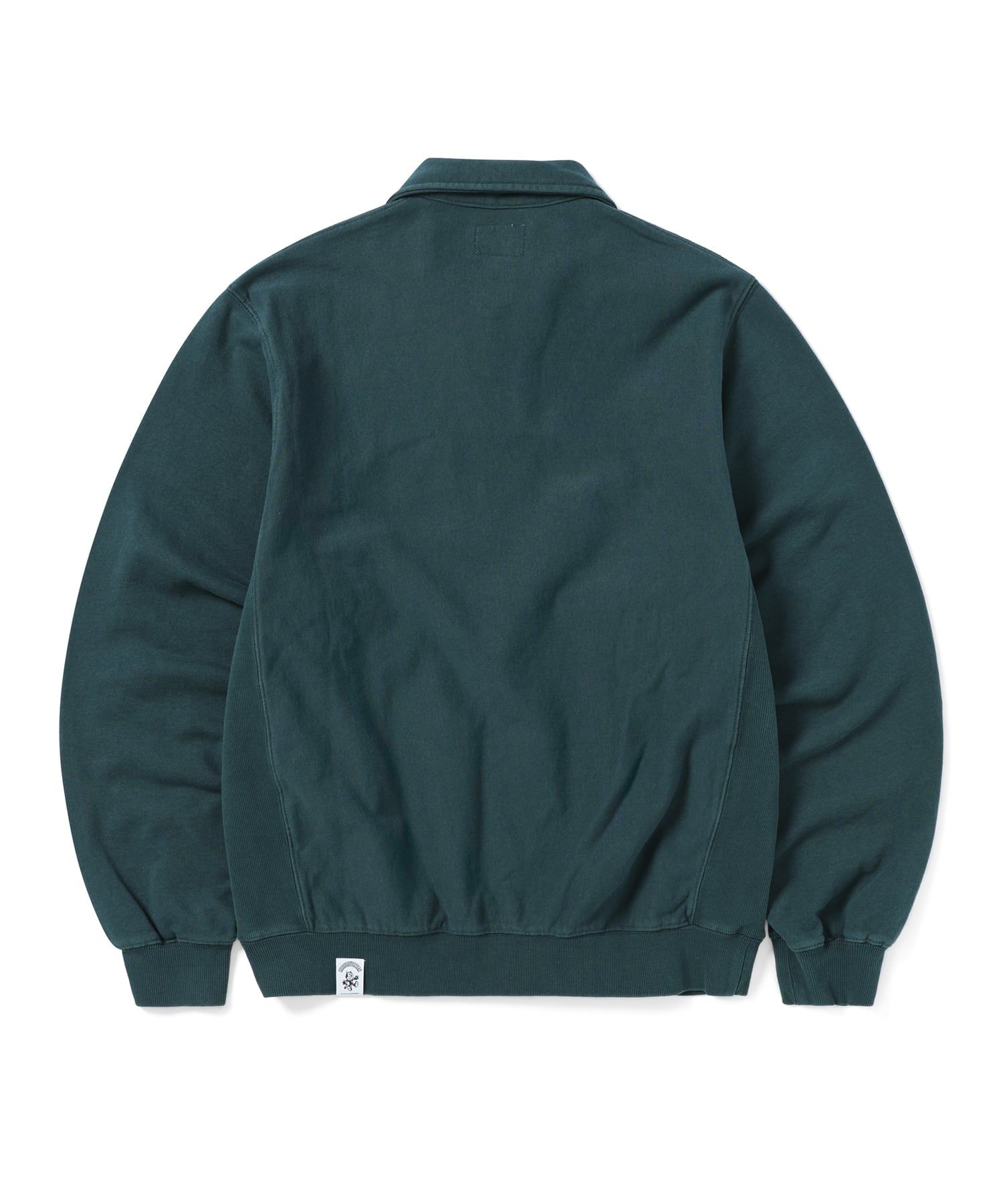 MUSINSA | thisisneverthat® TNT Felix Collar Sweatshirt Sea Green