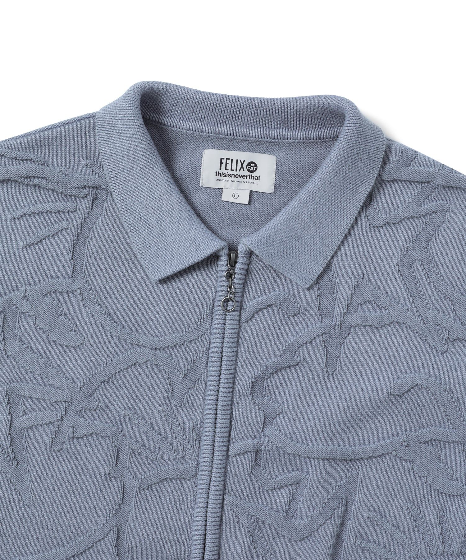 MUSINSA公式 | thisisneverthat TNT Felix Overdyed Knit Pale Purple