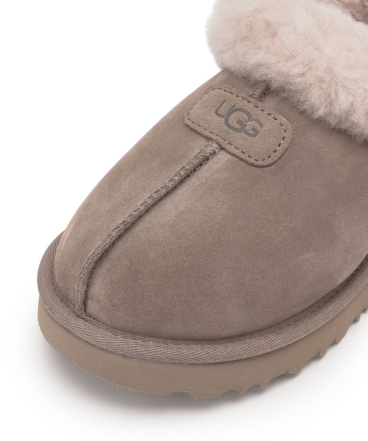 어그(UGG) 퍼 카라 스웨이드 슬립온 슈즈(타제트) W - 1134810SKP