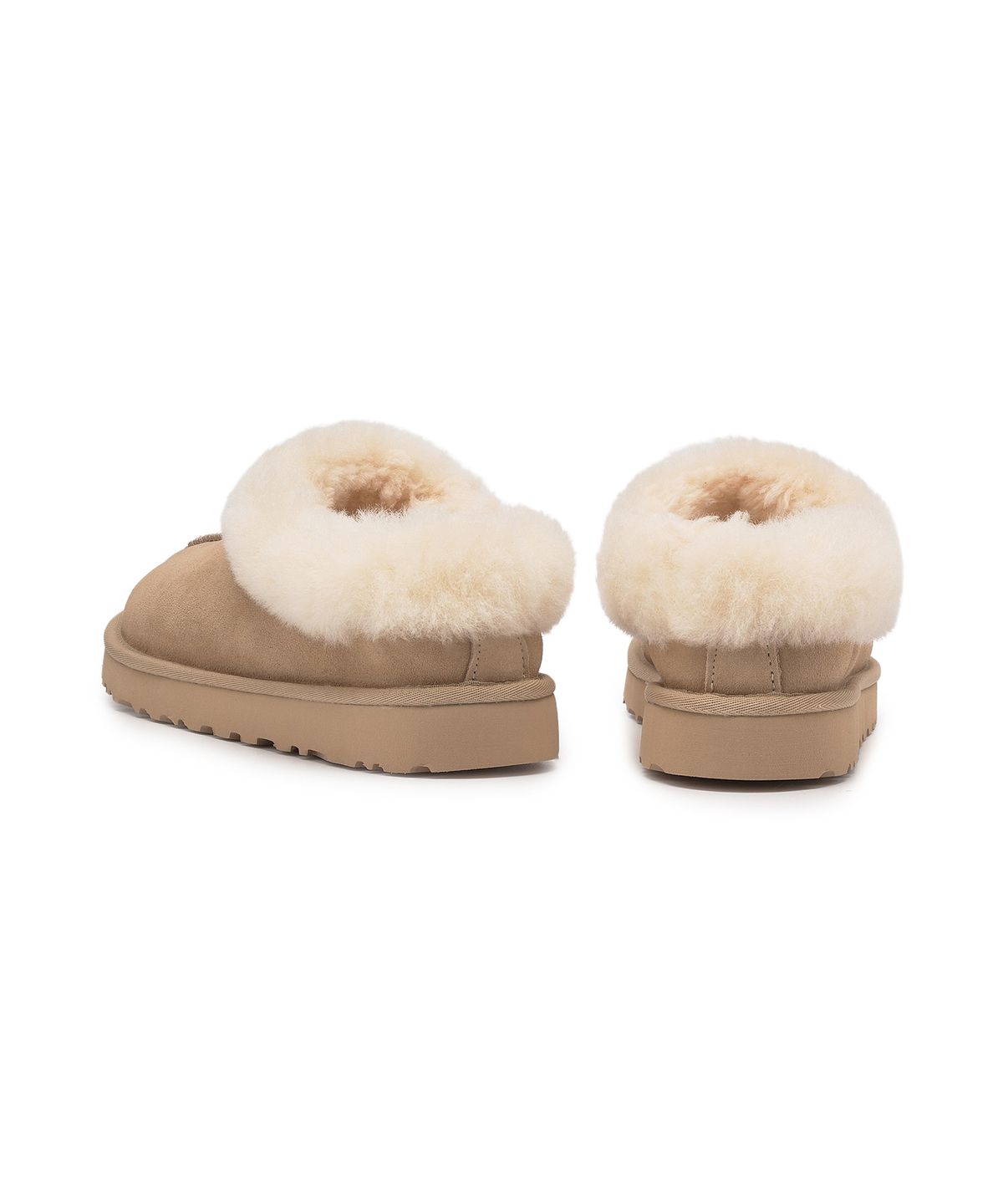 어그(UGG) 퍼 카라 스웨이드 슬립온 슈즈(타제트)) W - 1134810SAND