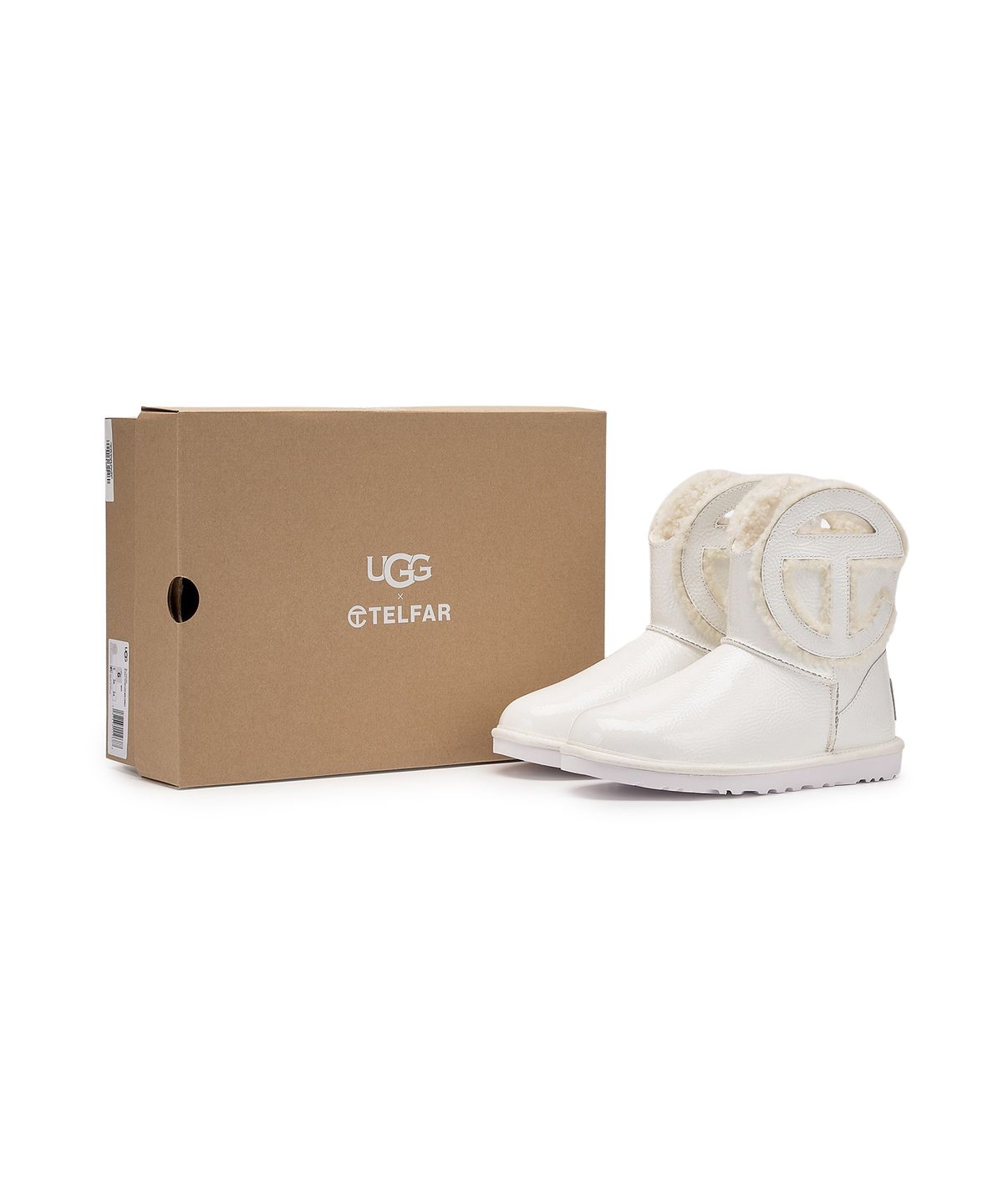 어그(UGG) UGG X TELFAR 로고 미니 크링클 W - 화이트/ 1155790WHT