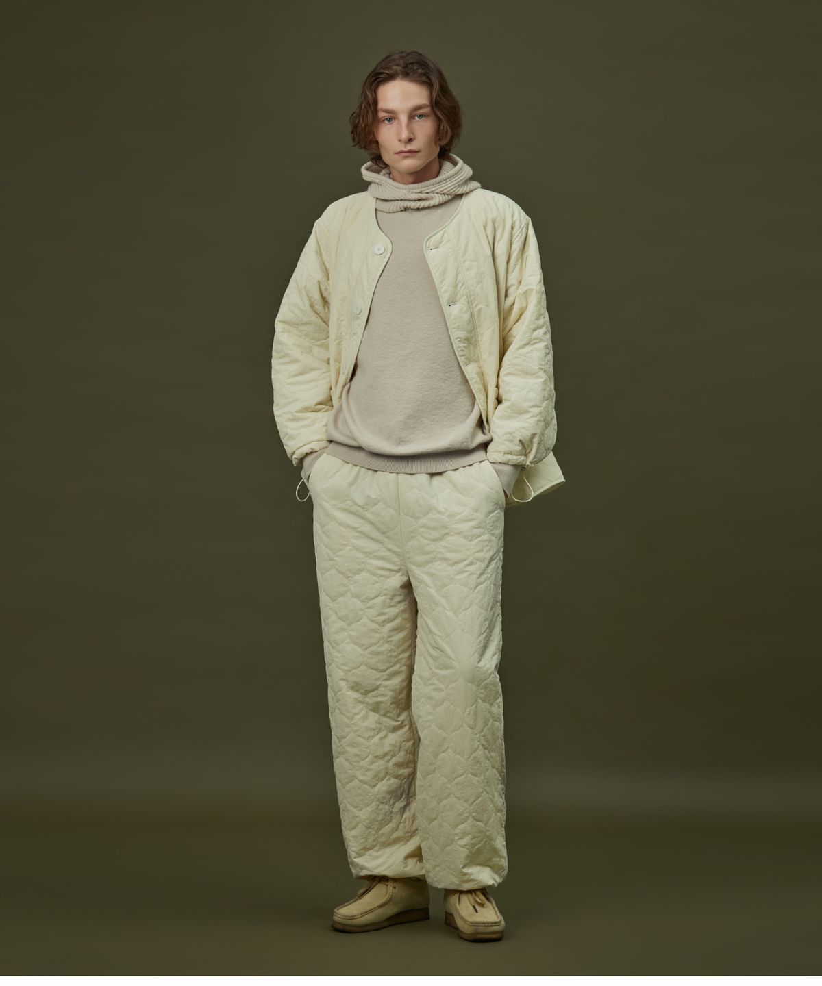 아템포(ATEMPO) HOODIE KNIT_milktea (men)