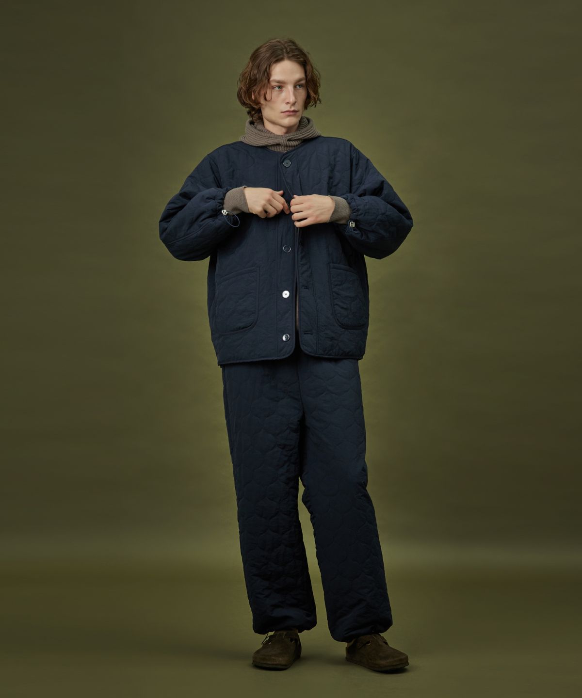 아템포(ATEMPO) QUILTING PADDING PANT_navy (men)