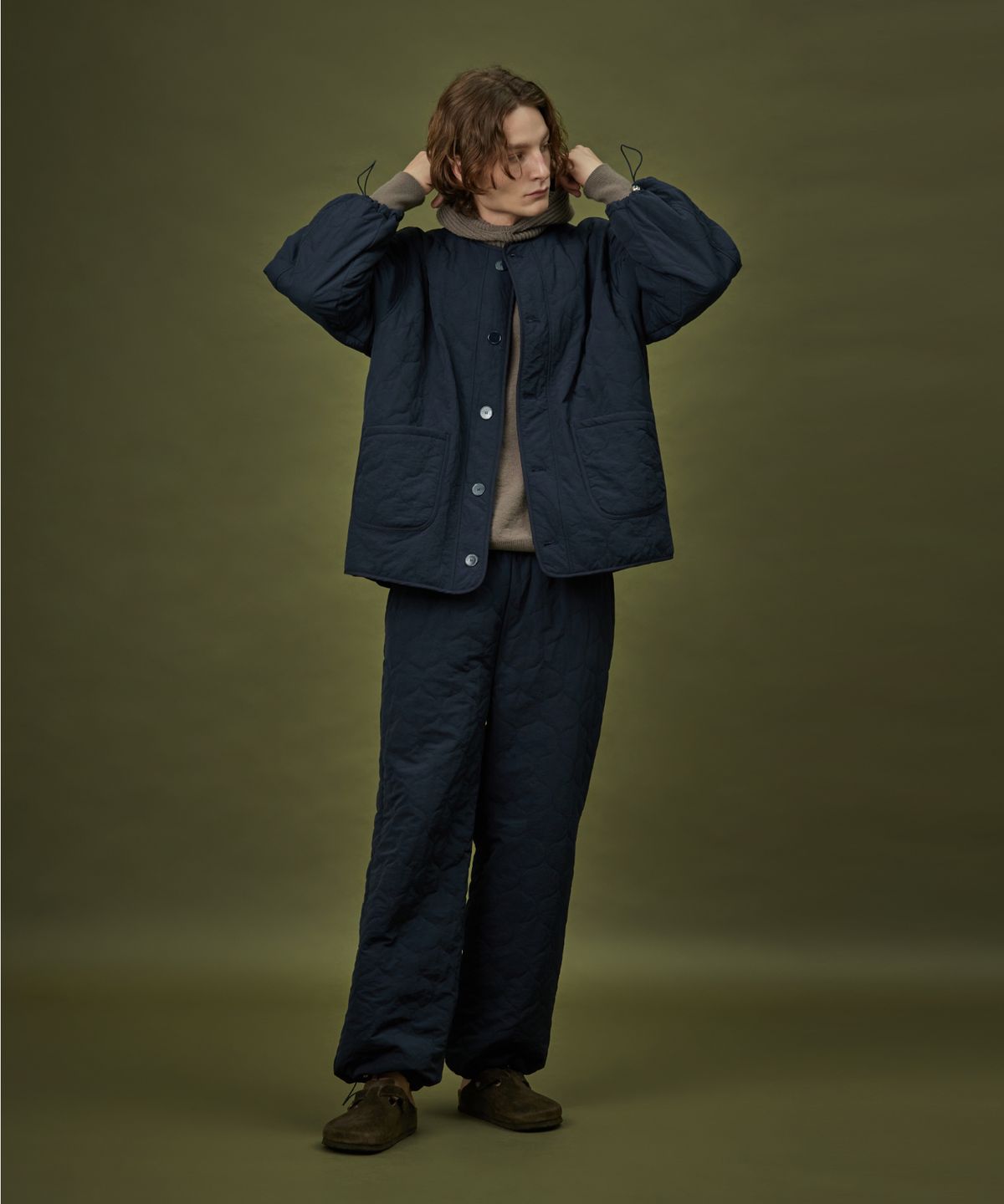 아템포(ATEMPO) QUILTING PADDING PANT_navy (men)