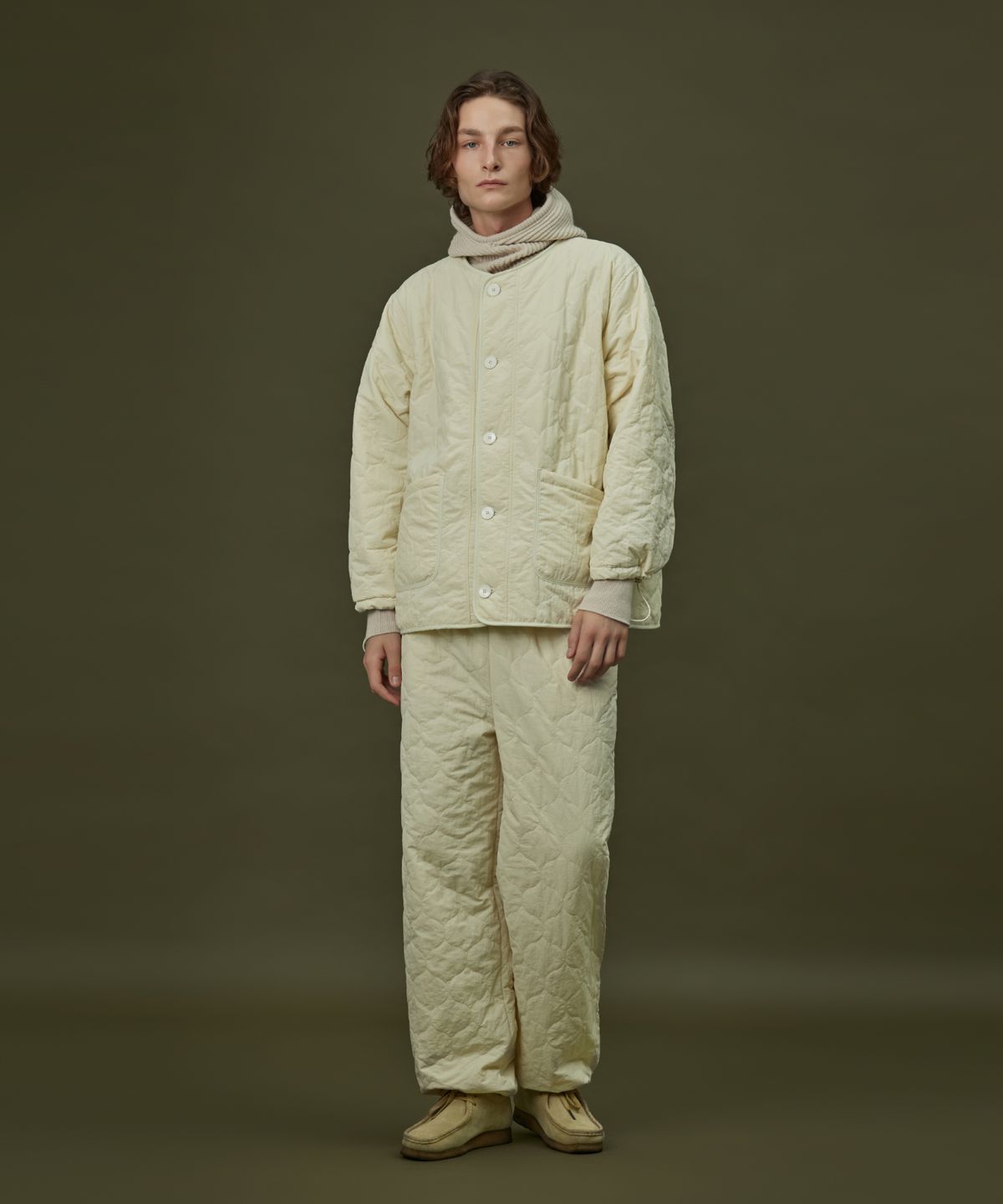 아템포(ATEMPO) QUILTING PADDING PANT_ivory (men)