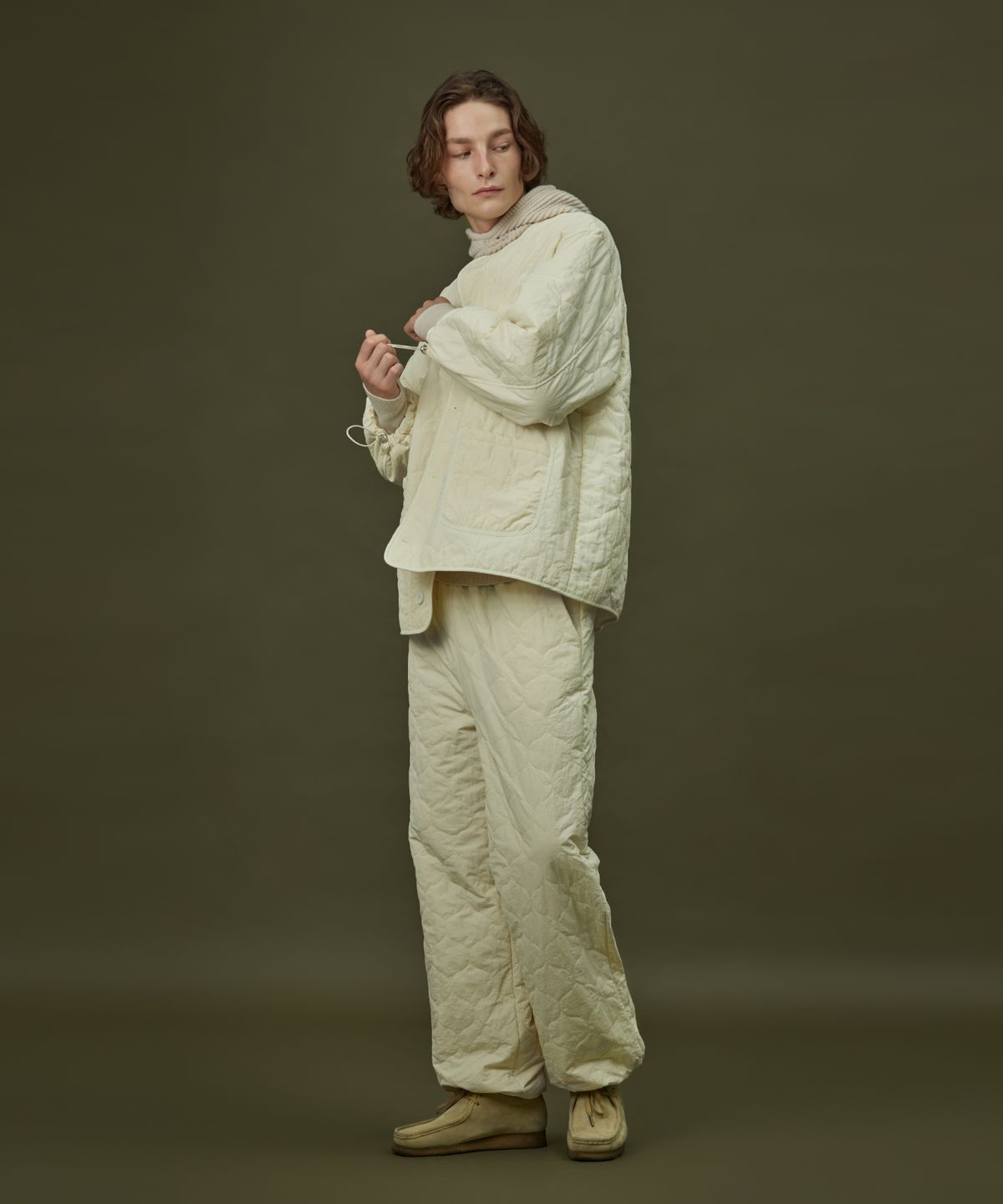 아템포(ATEMPO) QUILTING PADDING PANT_ivory (men)