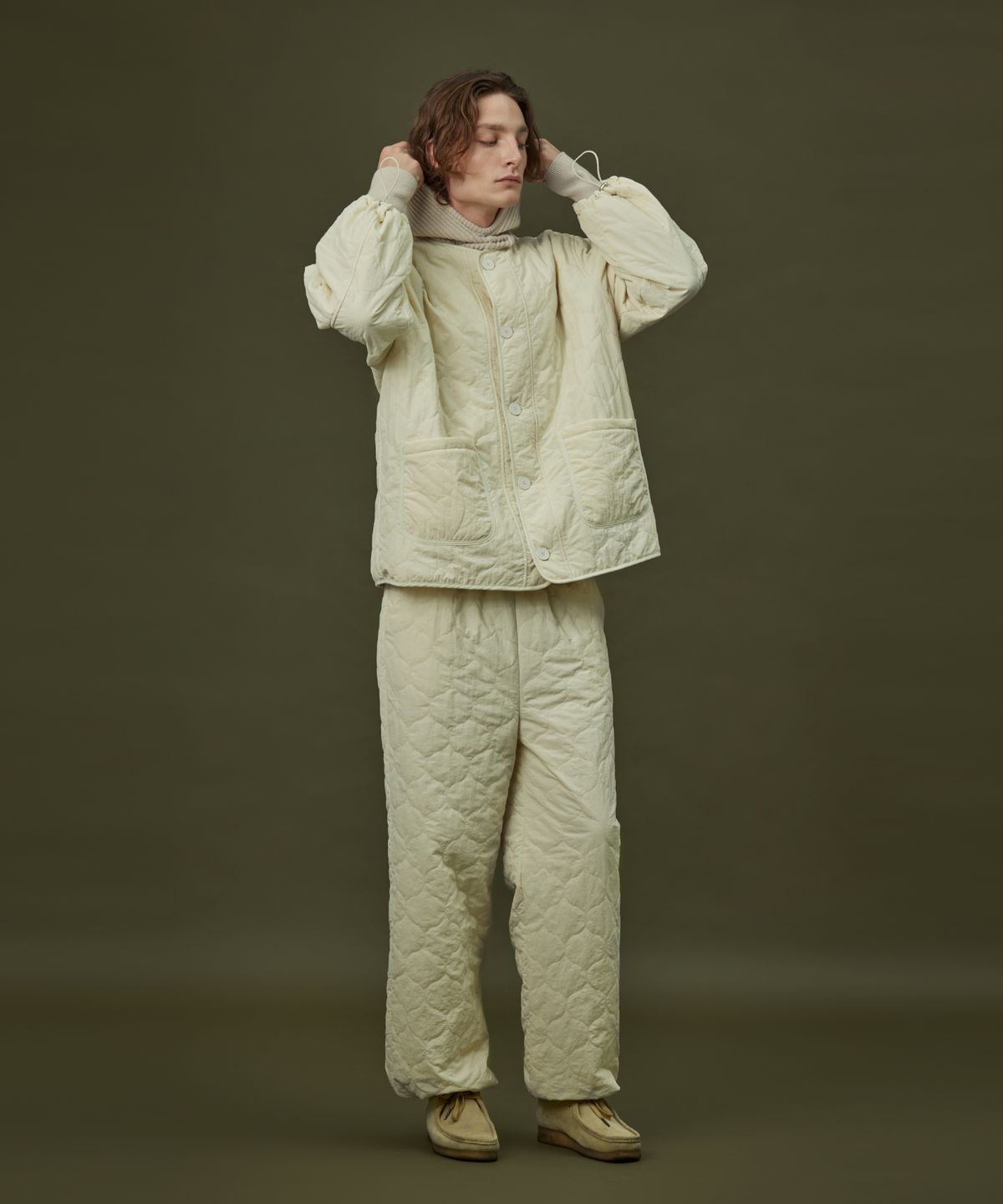 아템포(ATEMPO) QUILTING PADDING JACKET_ivory (men)