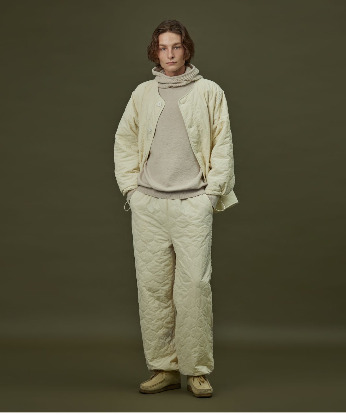 아템포(ATEMPO) QUILTING PADDING JACKET_ivory (men)