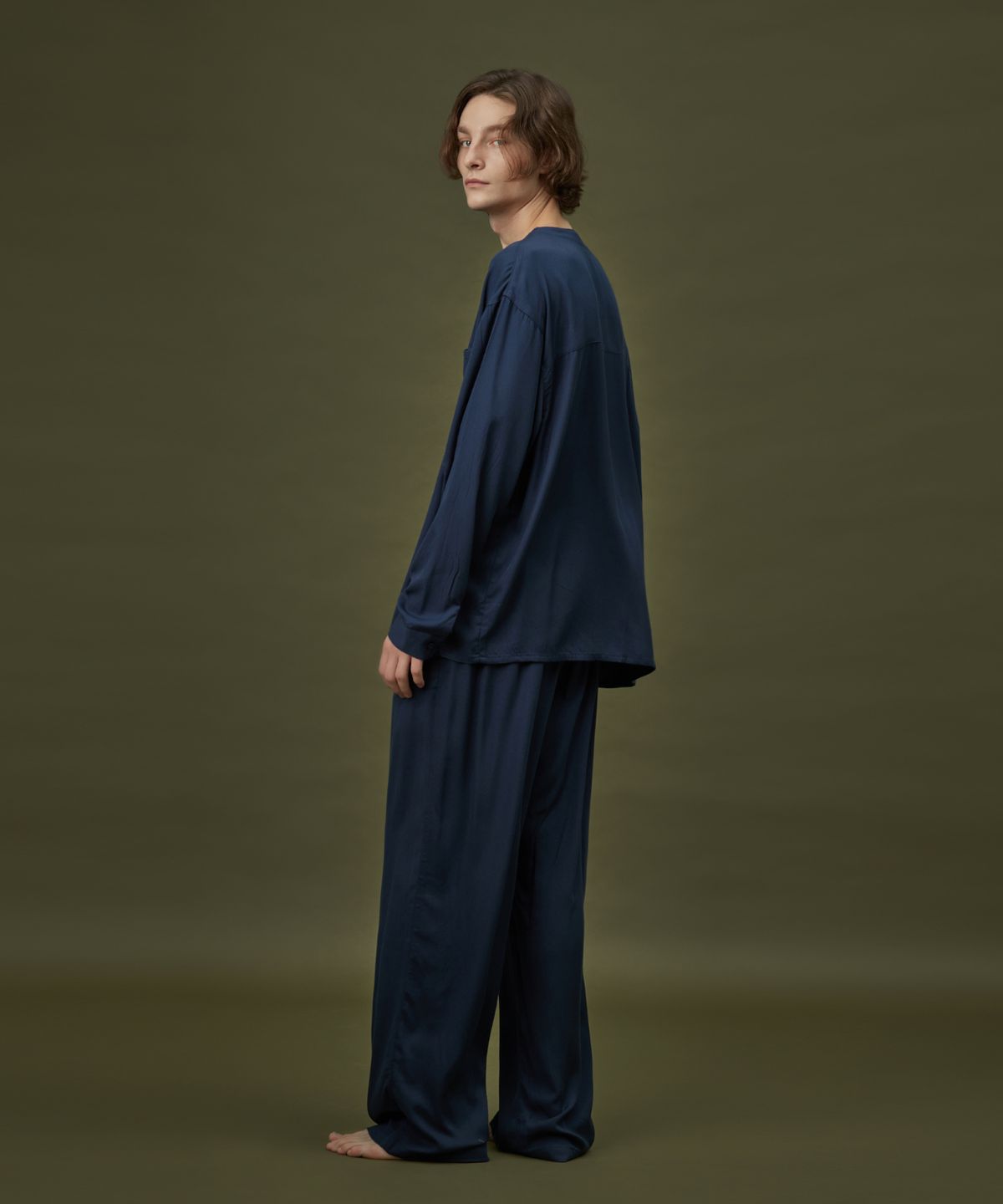 아템포(ATEMPO) COZY PAJAMA SET_soft navy