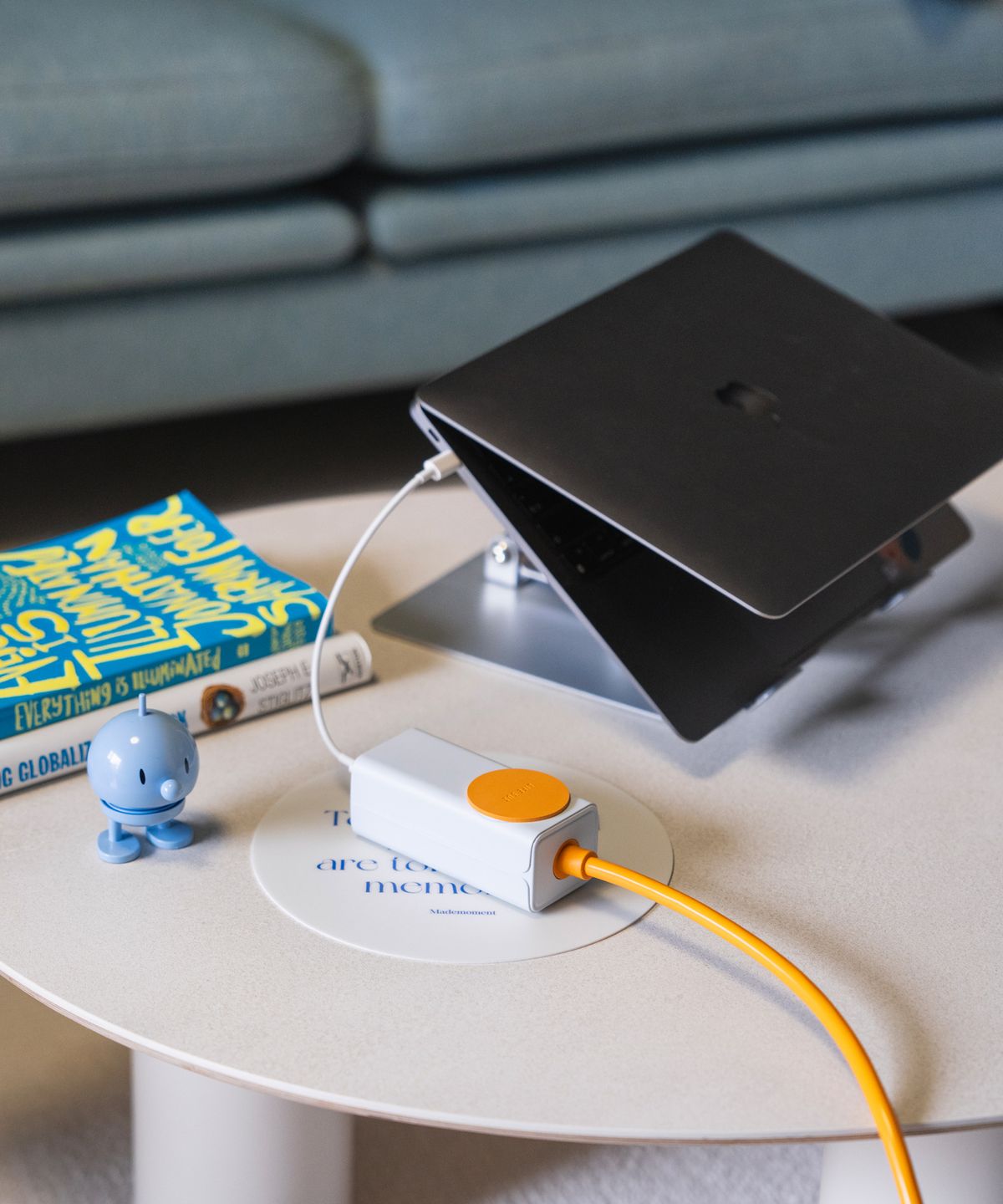 라이프썸(LIFESUM) GaN 65W 초고속 멀티탭 USB 1.8m (LFS-HA54) 미스트블루