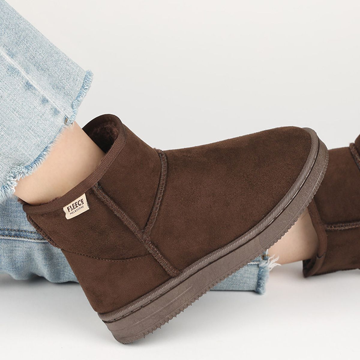 플리스멜번(FLEECE MELBOURNE) 어그 털부츠 샌드리지 초코브라운_SANDRIDGE CHOCOBROWN_JD13