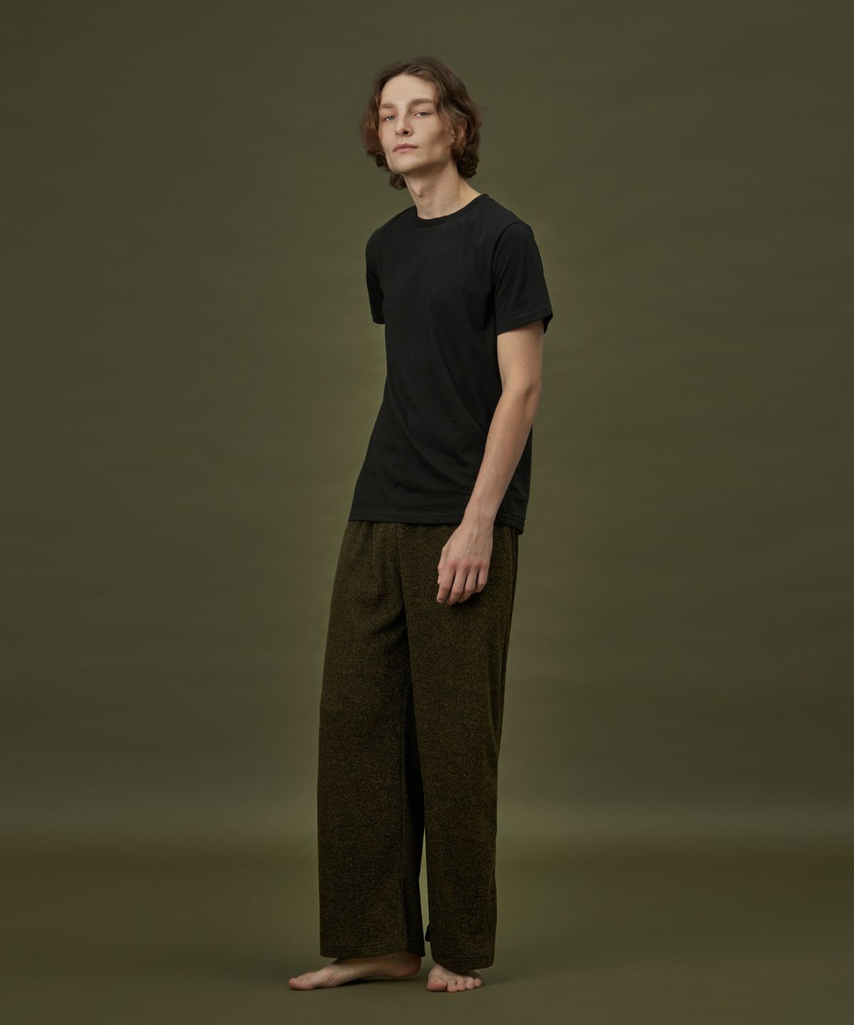 아템포(ATEMPO) LOUNGE PANT_khaki black (men)