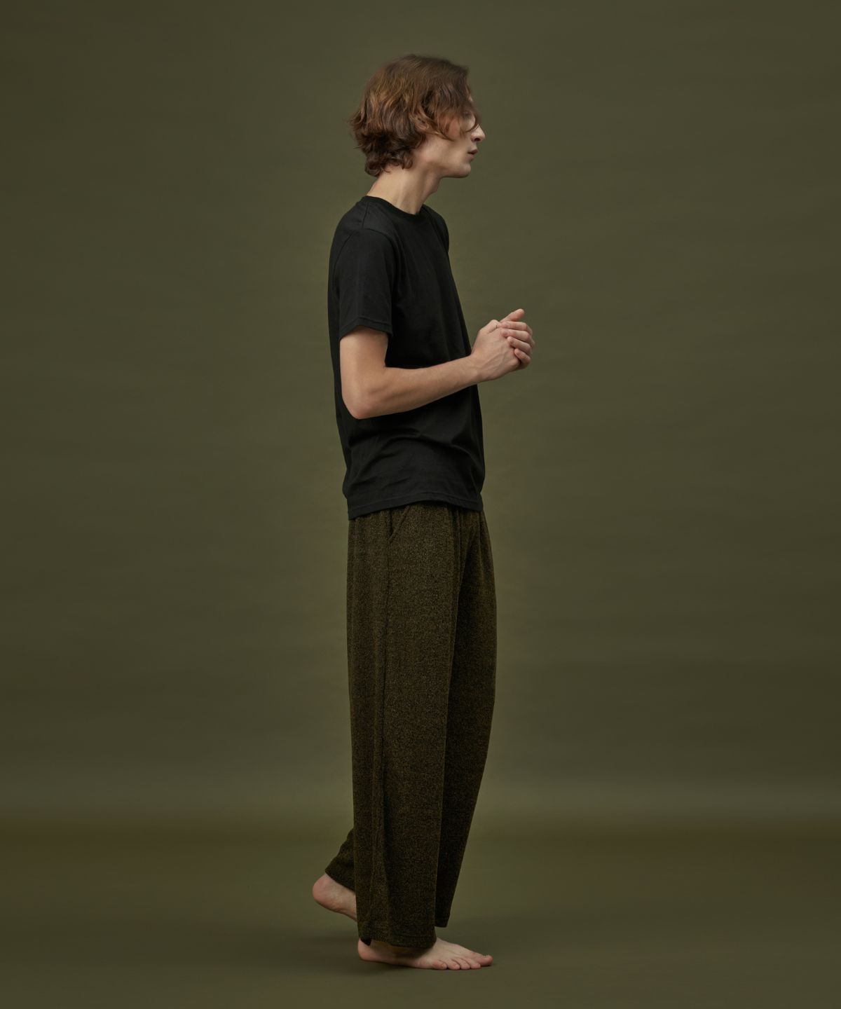 아템포(ATEMPO) LOUNGE PANT_khaki black (men)