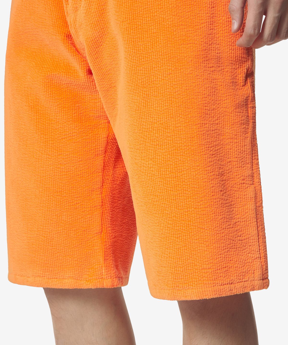 이알엘(ERL) 코듀로이 데님 쇼츠 팬츠 - 오렌지 / ERL06P010ORANGE