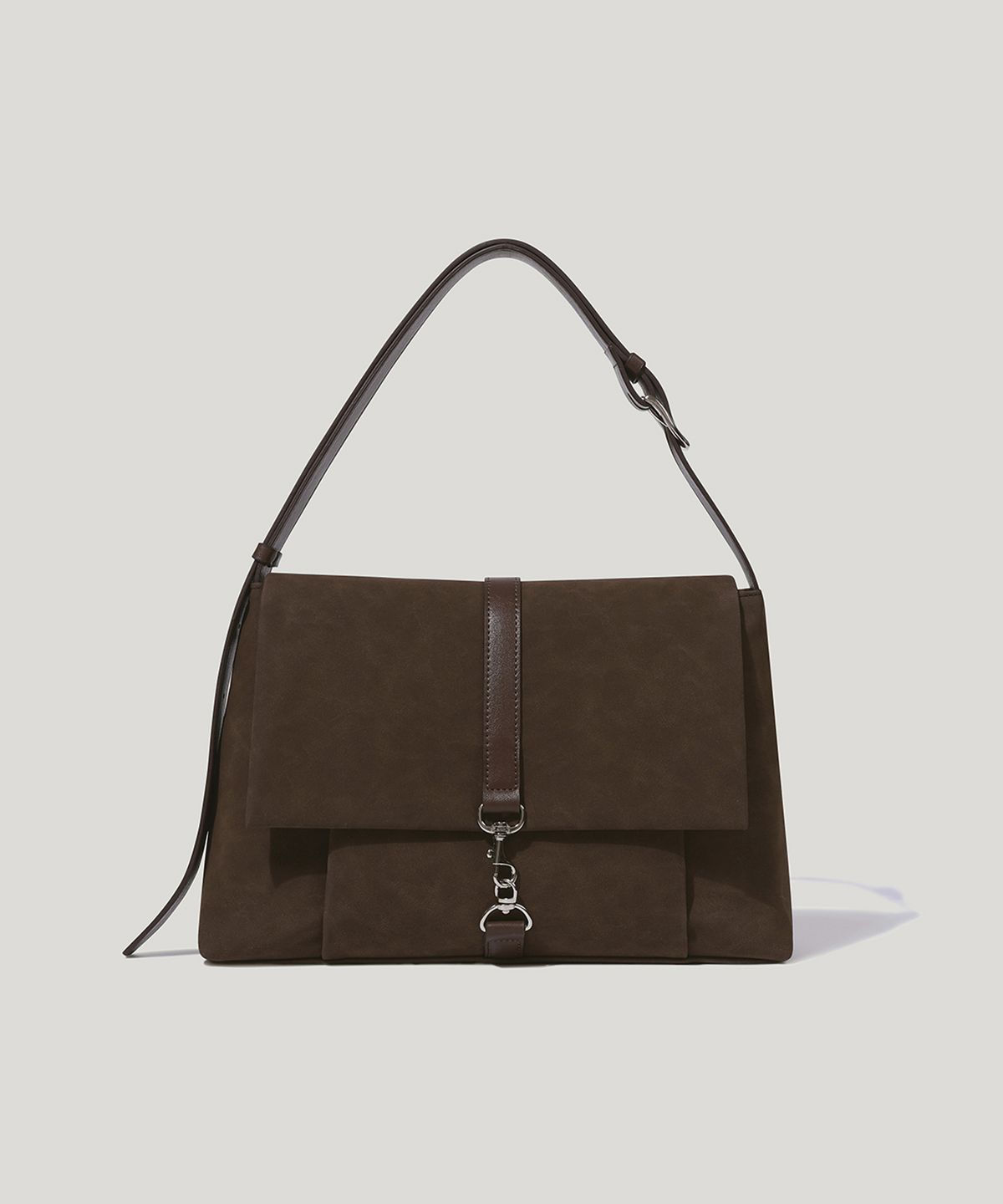 오브히(OVHEE) 클로이 스웨이드백 Chloe Suede Bag_Cocoa