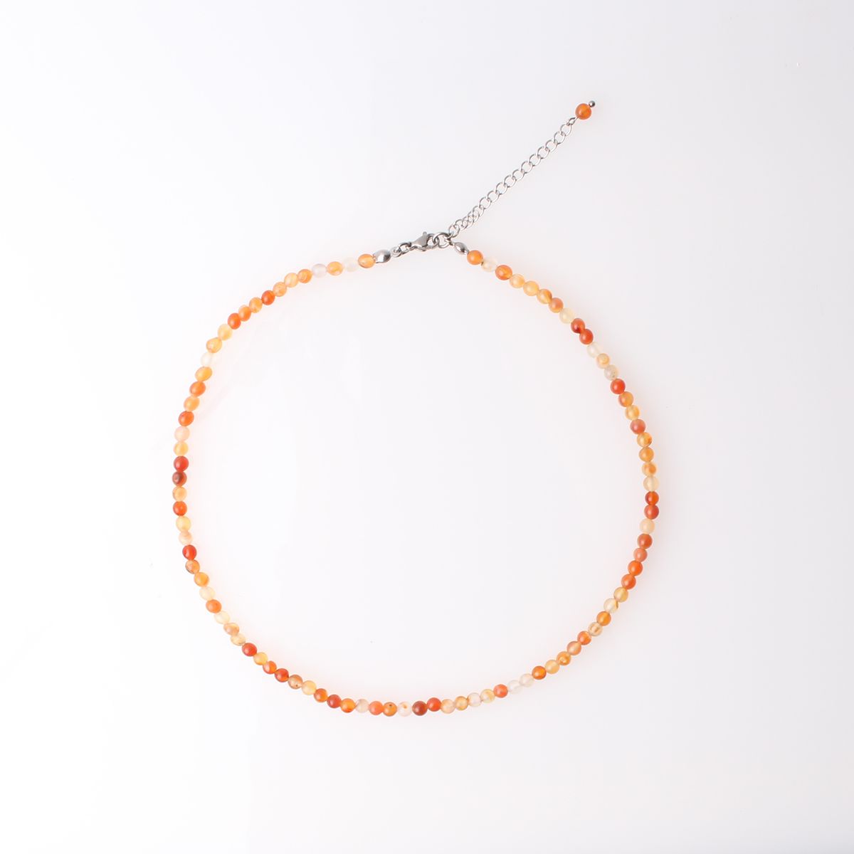 비엔베투(Bien Vetu) 4mm 커넬리언 원석 목걸이