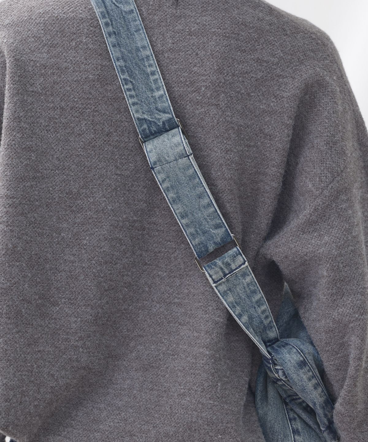 이스트서비스샵(eastserviceshop) Denim Dyed Cross Bag - Indigo