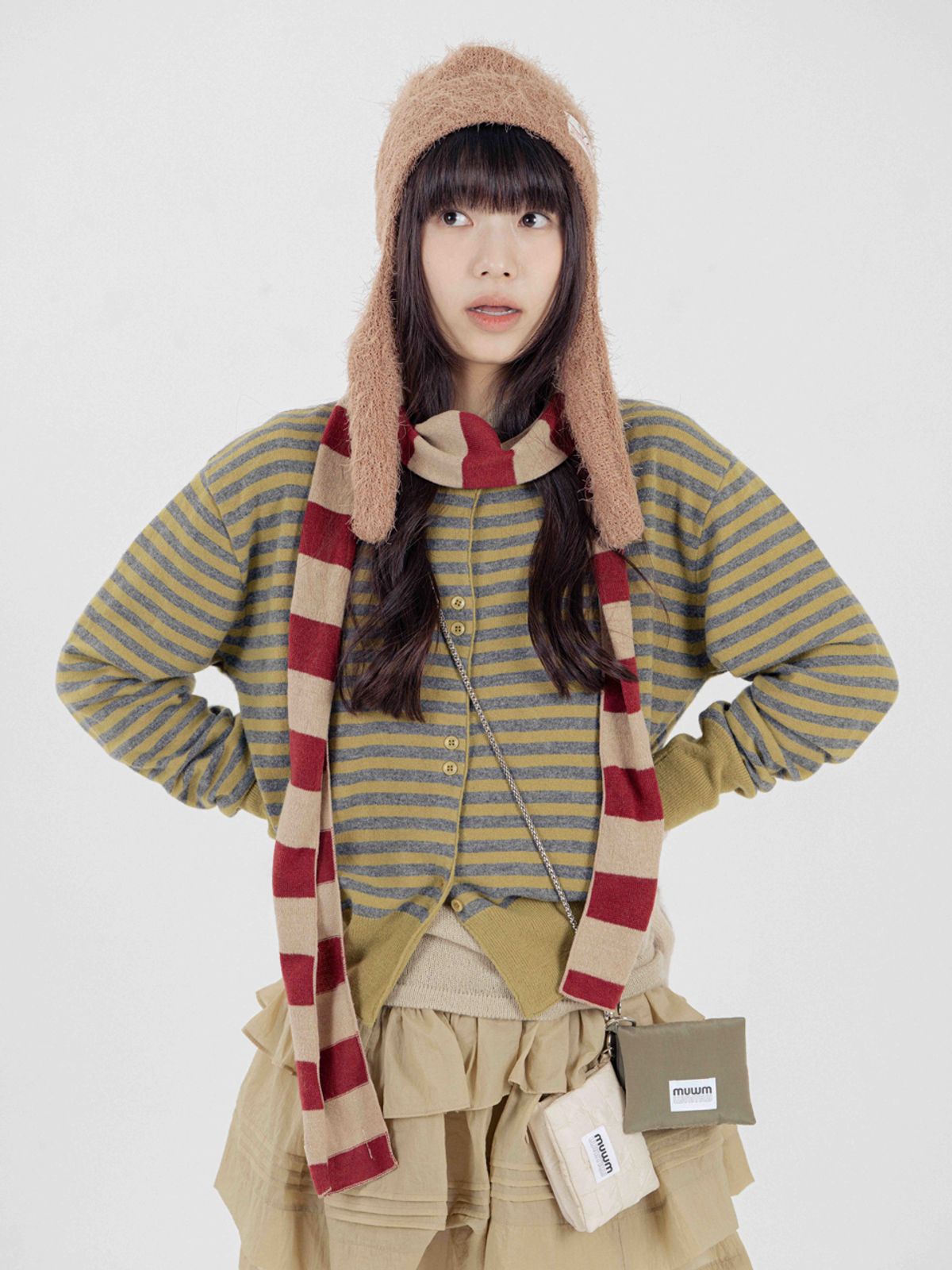 무음(MUWM) 비글 비니 Beagle Beanie (Beige)