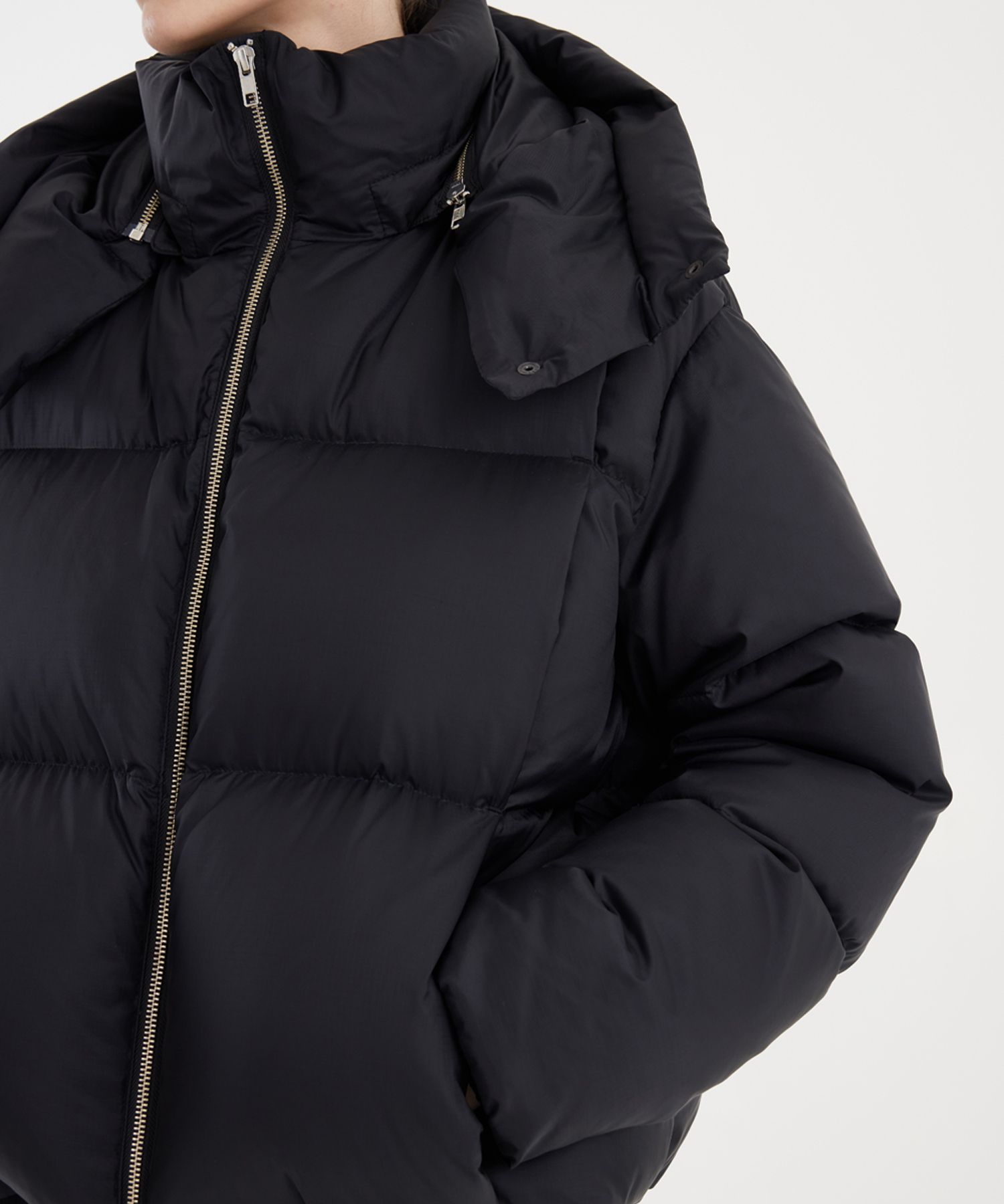 MUSINSA | YOUTH Oversized Puffer Down Jacket - Black