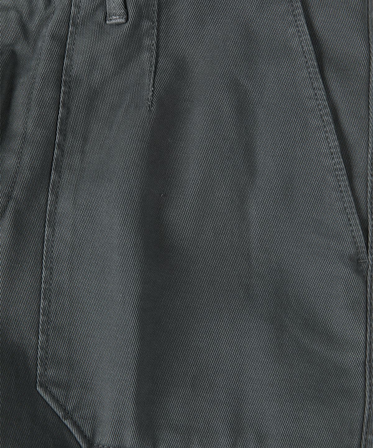 빠니깔레(PANICALE) 그레이 컴피핏 캐주얼 다잉 면 팬츠