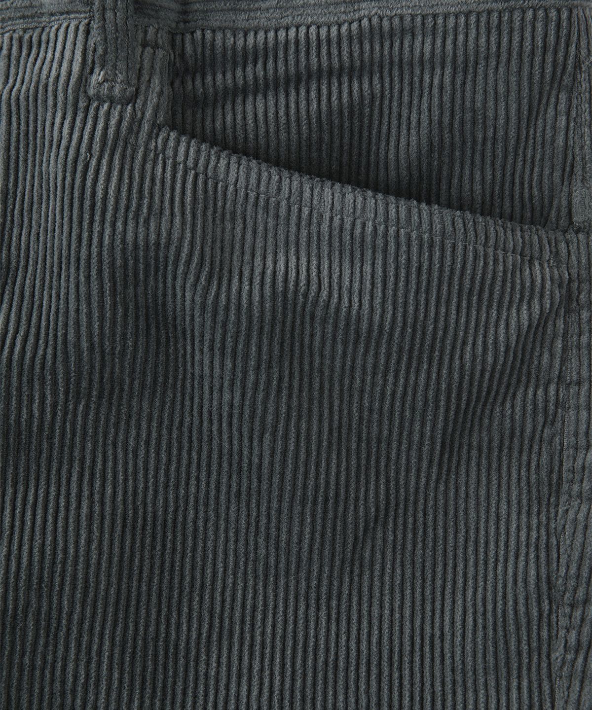 빠니깔레(PANICALE) 차콜 슬림핏 코듀로이 카고 팬츠
