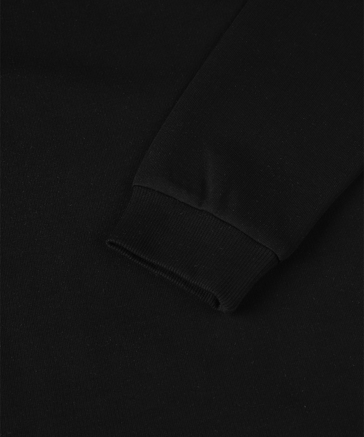 빠니깔레(PANICALE) 블랙 코튼 캐주얼 버튼 스웨트셔츠