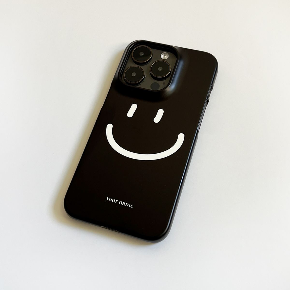 에이쓰리비쓰리(A3B3) (Phone Case) Smile Black 스마일 블랙 하드 케이스