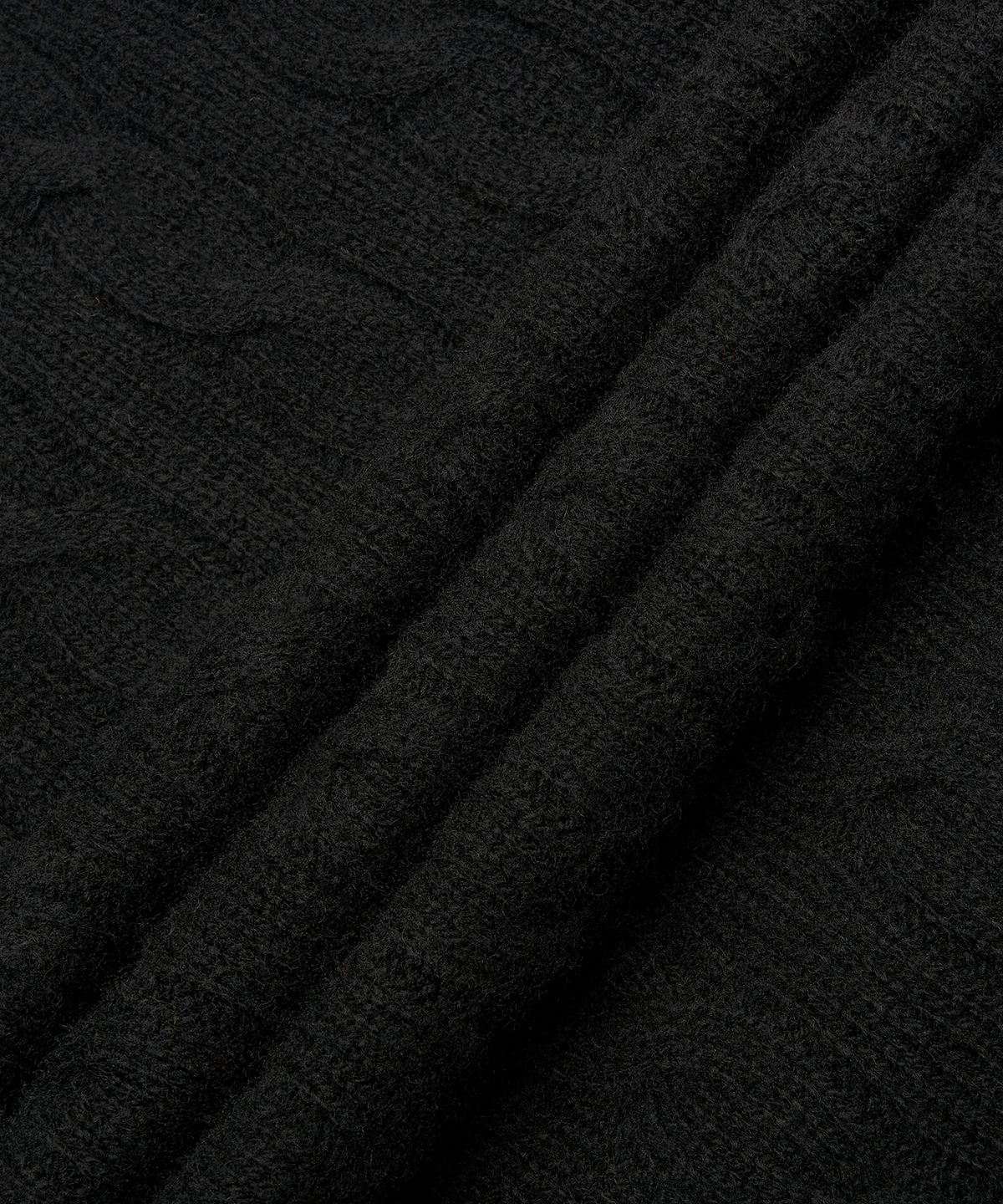 폴로 랄프 로렌(POLO RALPH LAUREN) 케이블 니트 울 캐시미어 스웨터 - 블랙