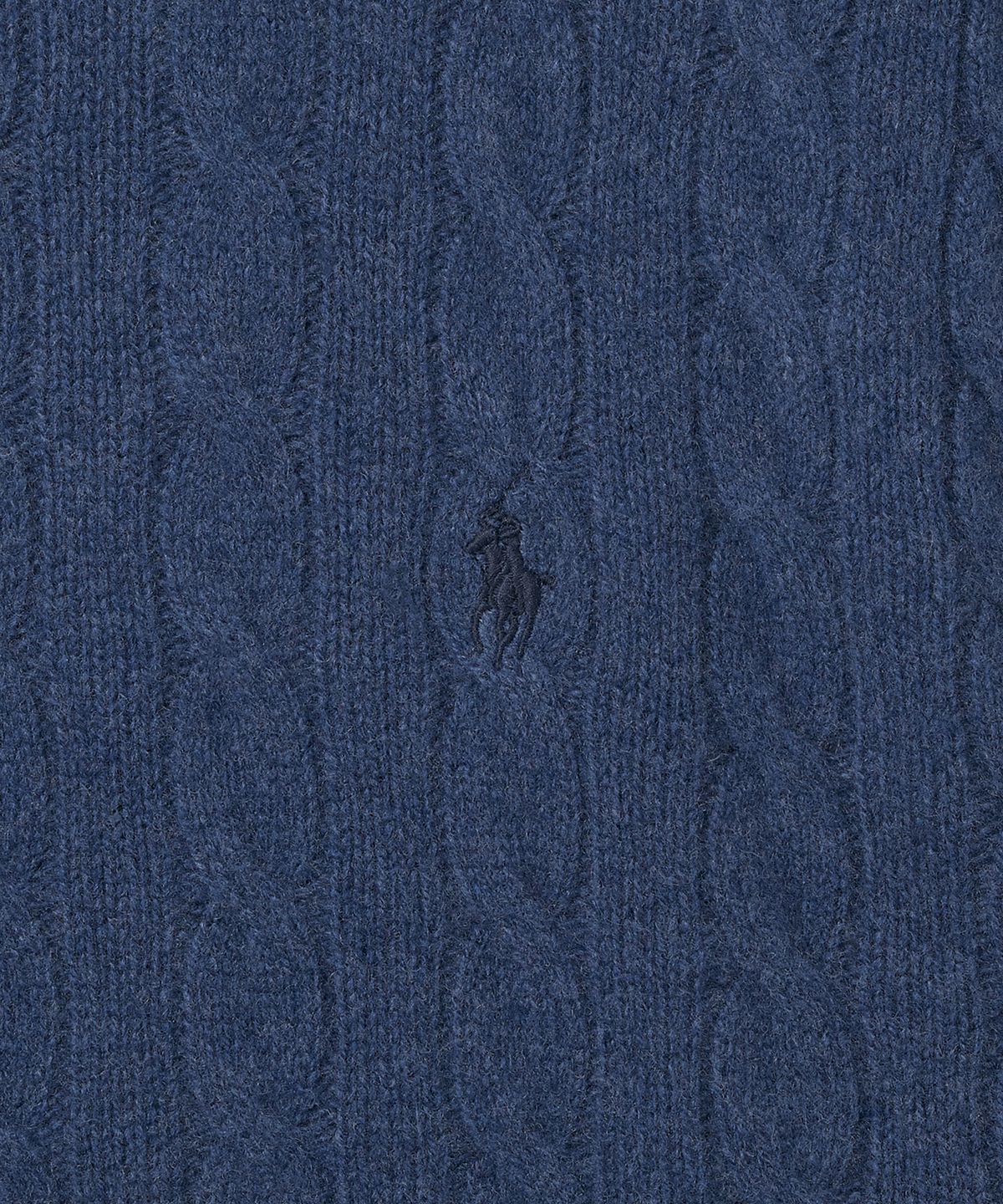 폴로 랄프 로렌(POLO RALPH LAUREN) 케이블 니트 울 캐시미어 스웨터 - 네이비