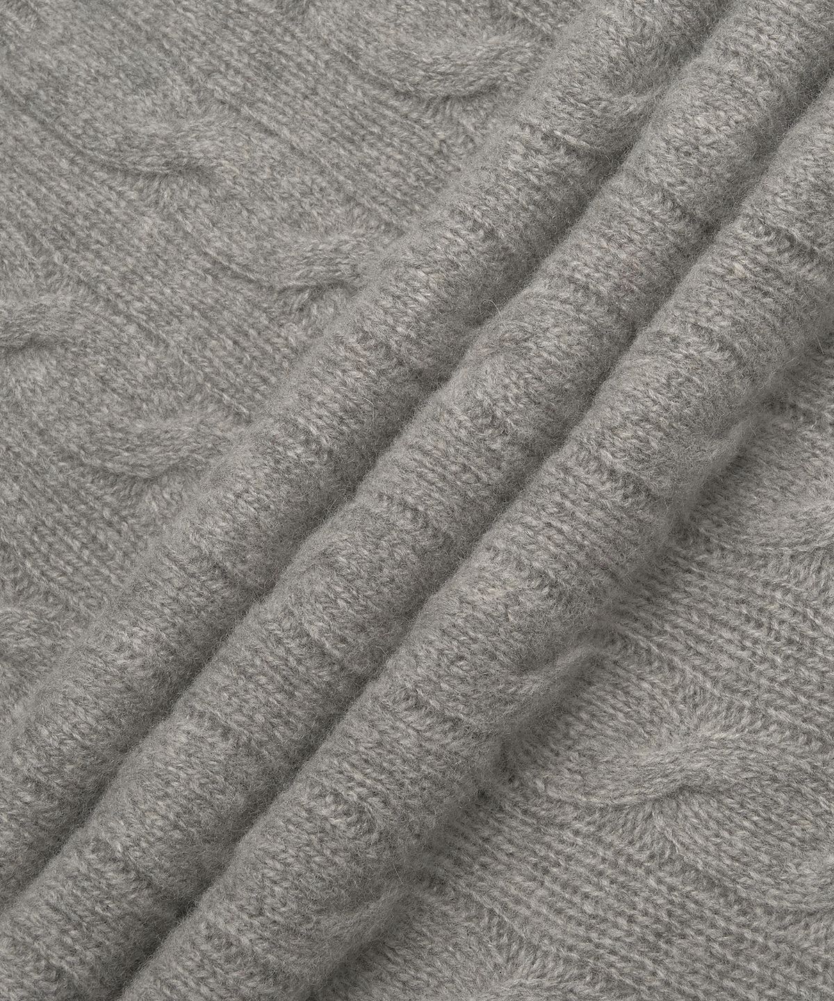 폴로 랄프 로렌(POLO RALPH LAUREN) 케이블 니트 울 캐시미어 스웨터 - 그레이