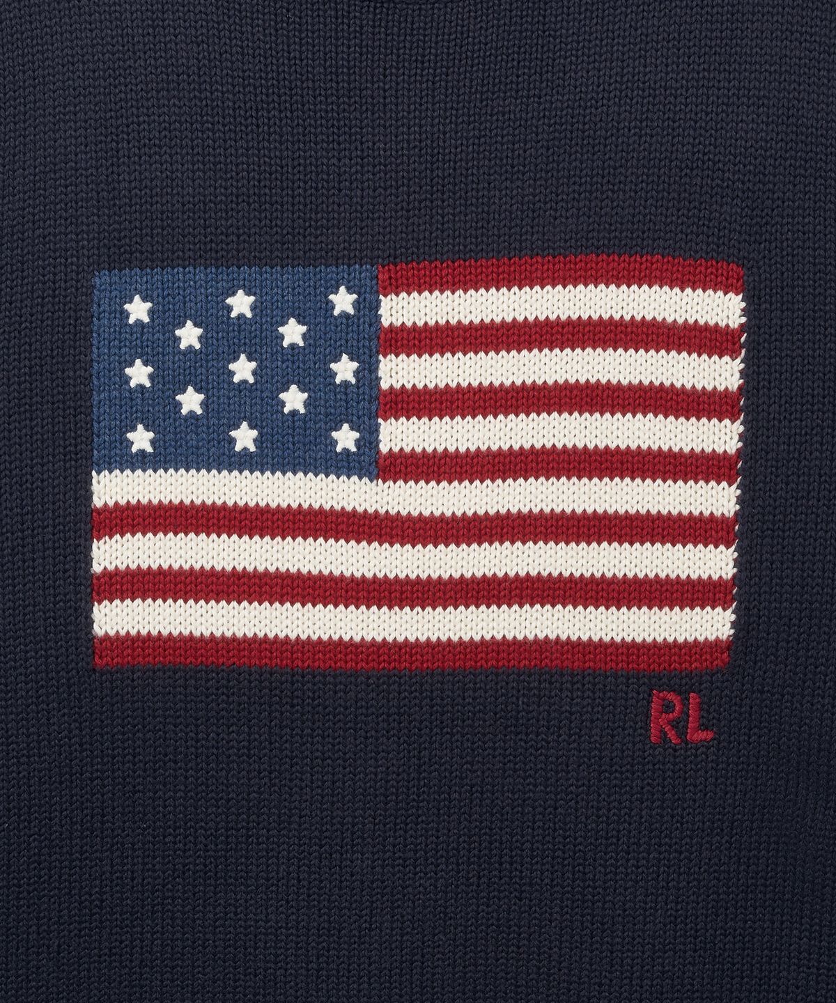 폴로 랄프 로렌(POLO RALPH LAUREN) 아이코닉 플래그 스웨터 - 블루