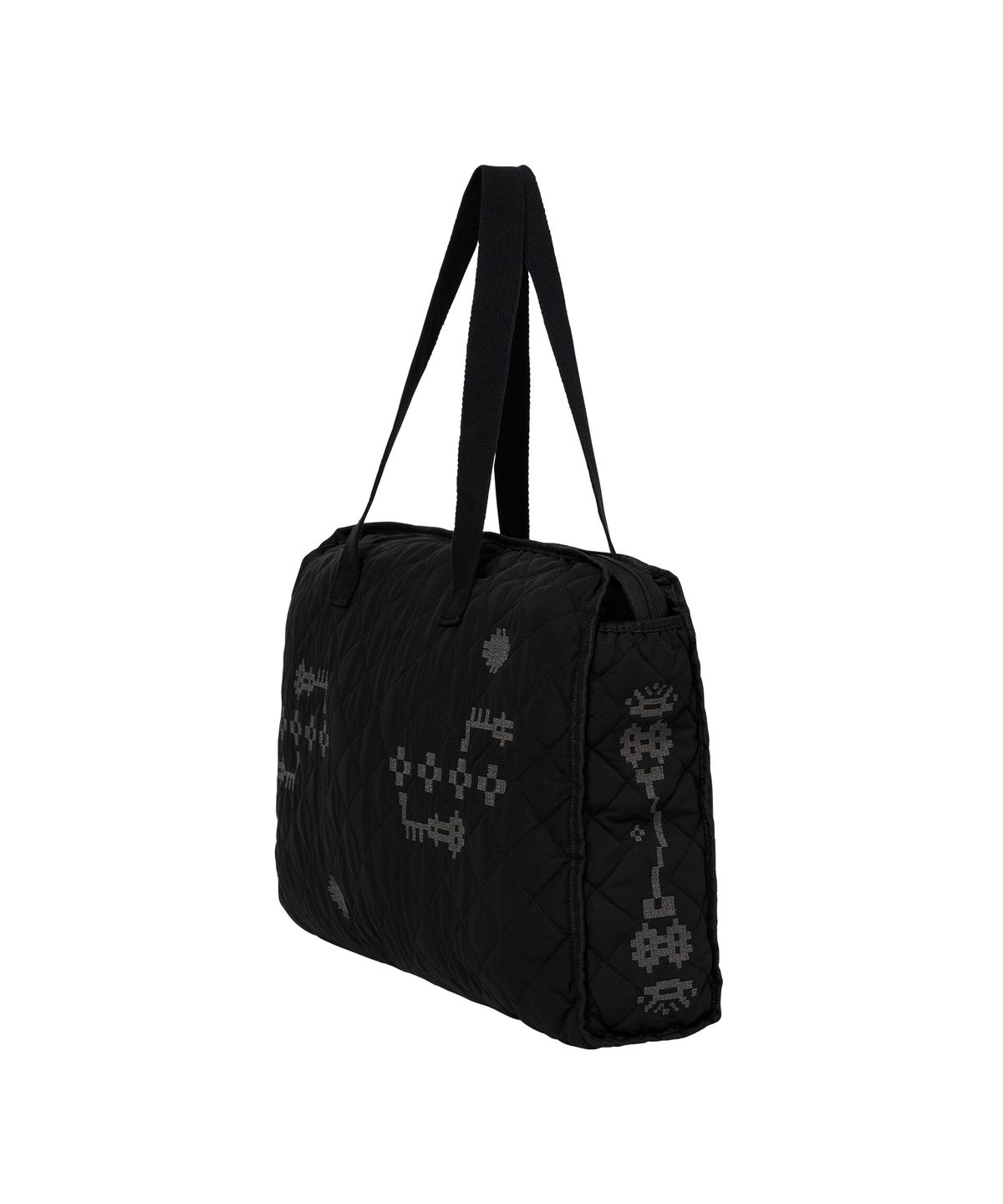 웰빙익스프레스(WELLBEING EXPRESS) Quilted Tote Bag Black