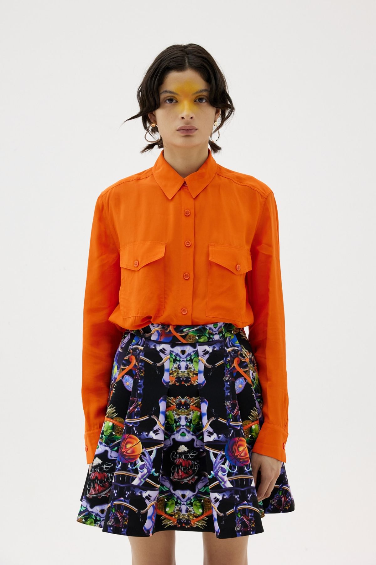 그리디어스(GREEDILOUS) Pocket Flap Loose Blouse