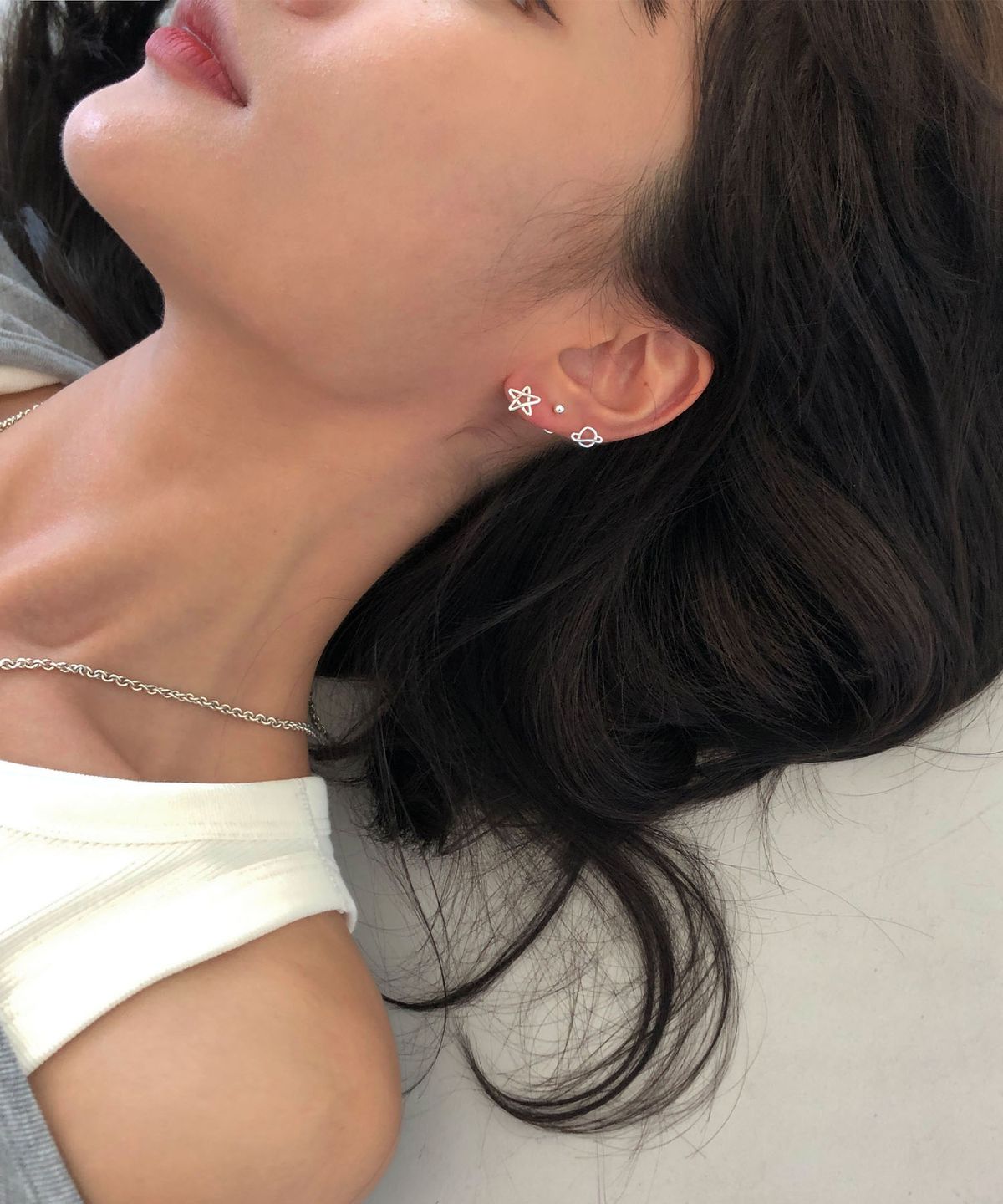 잇더즌매터(IT DOESN'T MATTER) [Silver Ver.] Pastel doodle piercing