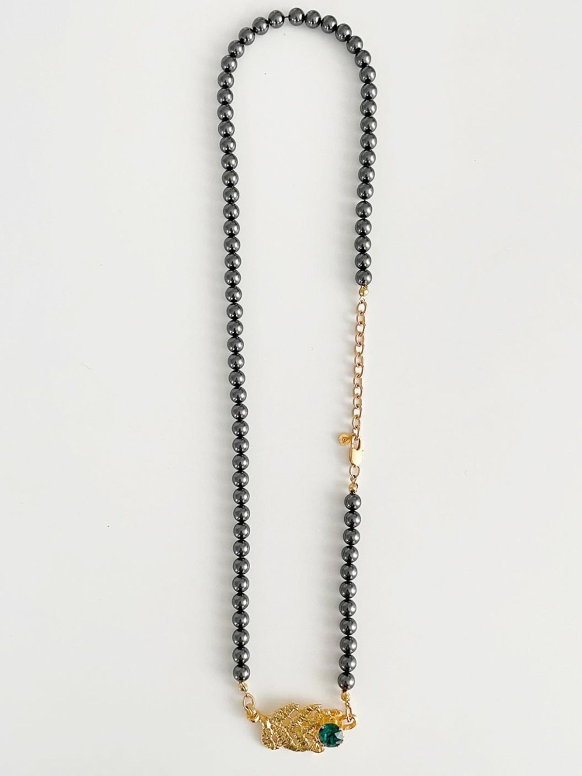 엘리오나(ELYONA) Casted Lace with Black Pearl Bracelet / Necklace