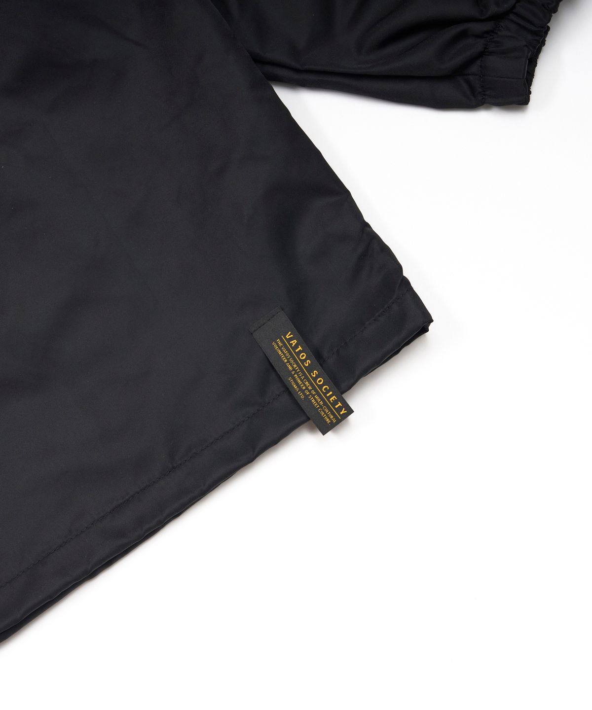 스티그마(STIGMA) OLD LETTER OVERSIZED COACH JACKET BLACK