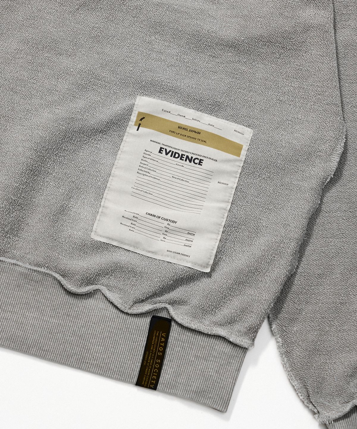 스티그마(STIGMA) INSIDEOUT OVERSIZED PIGMENT CREWNECK V2 GRAY