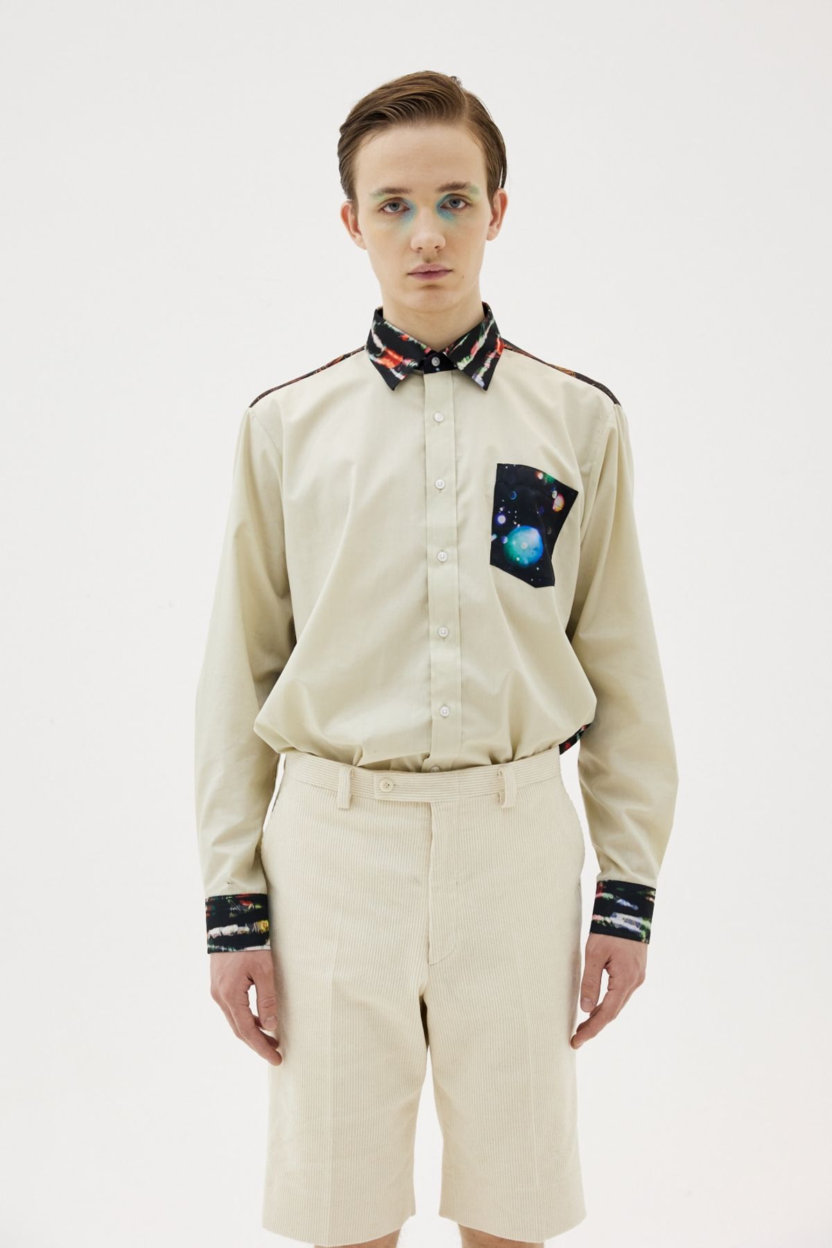 그리디어스(GREEDILOUS) Garden Contrast Shirt