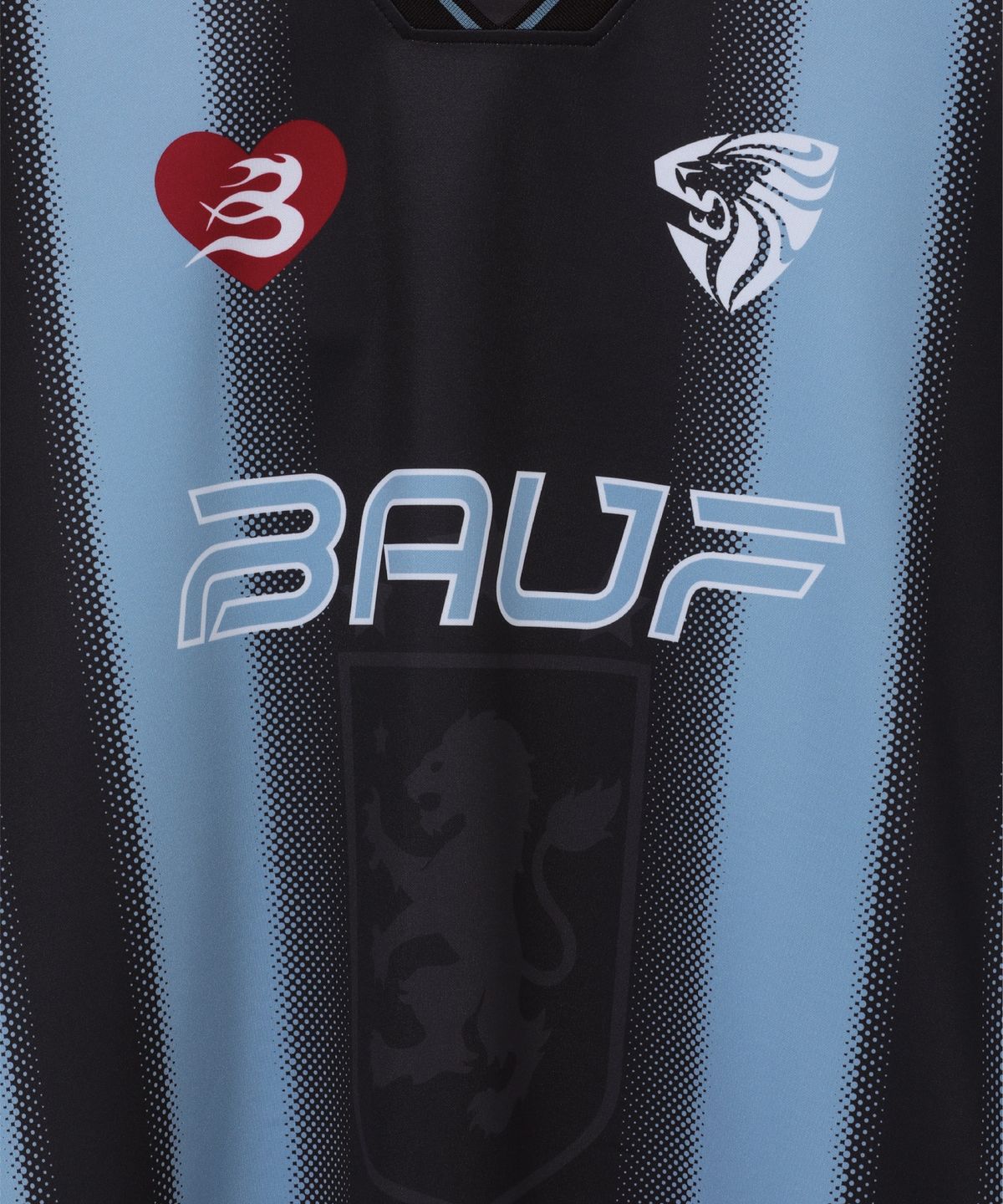 바우프(BAUF) 싸커 엠블럼 풋볼 져지 [빈티지 스카이블루]