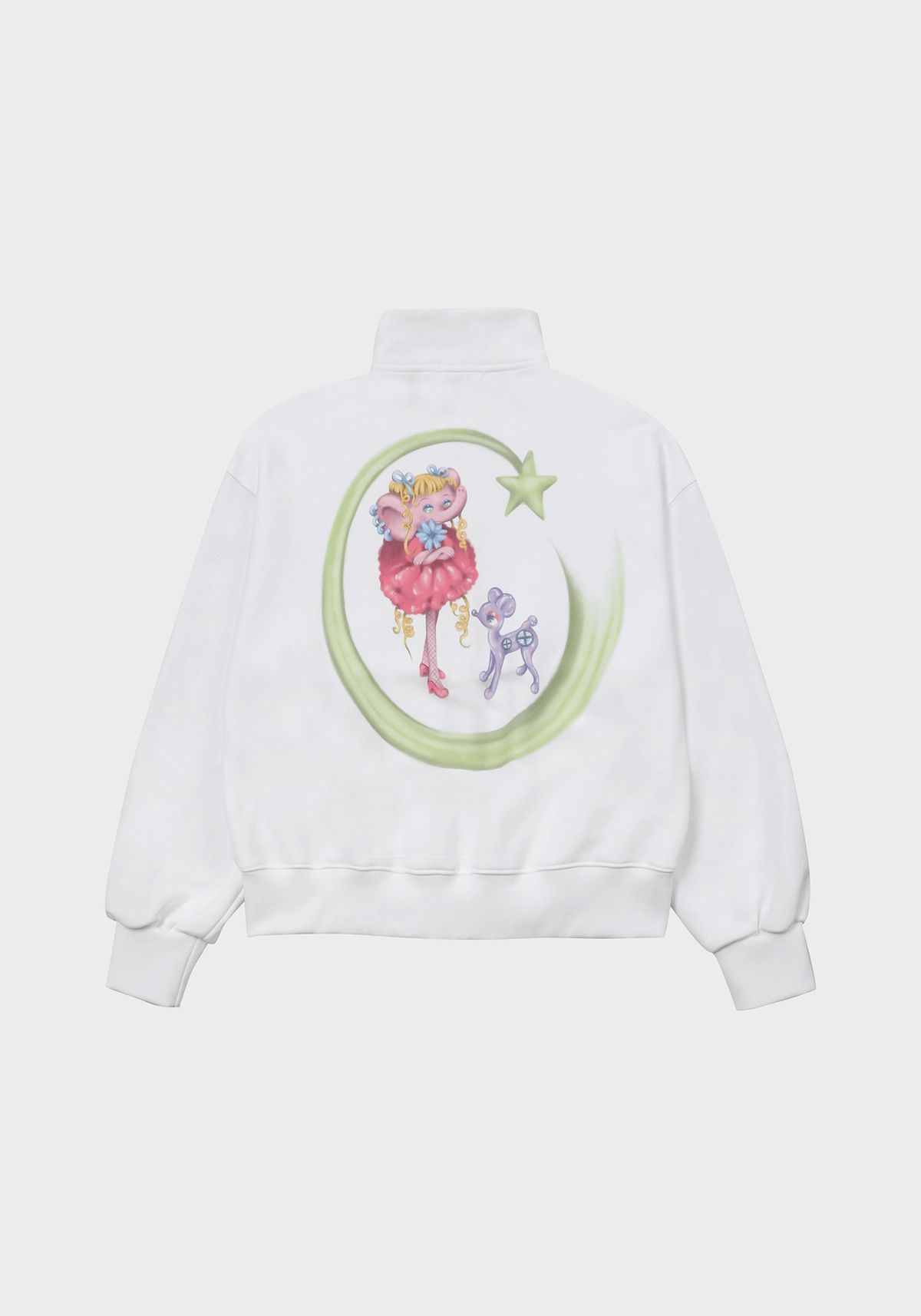 라세레모니(LACEREMONIE) EMA X LCM ZIPUP / WHITE